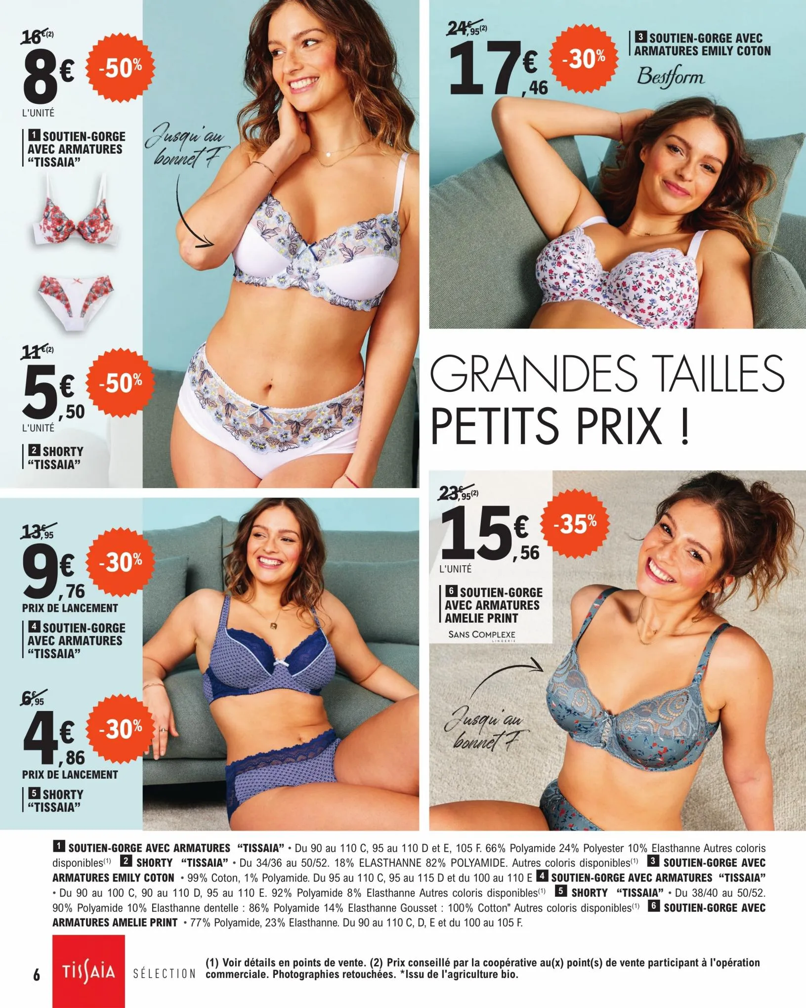 Catalogue Votre lingerie a prix E.leclerc, page 00006