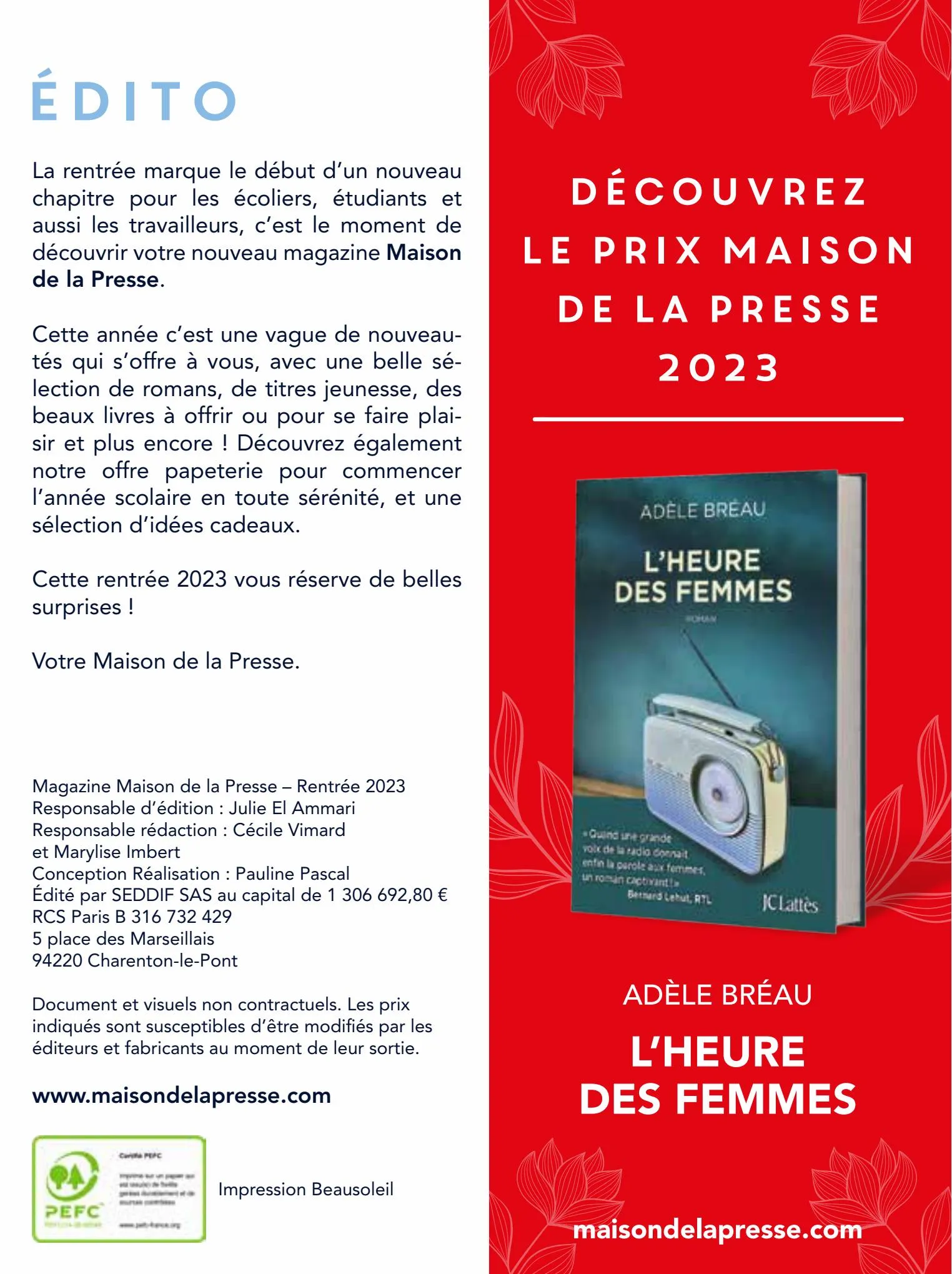 Catalogue Nouvelle Rentrée, Nouveau Chapitre!, page 00003