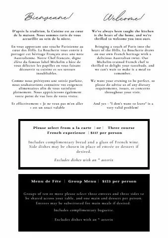 Catalogue La Boucherie | Menu printemps 2023 | 18/04/2023 - 15/06/2023
