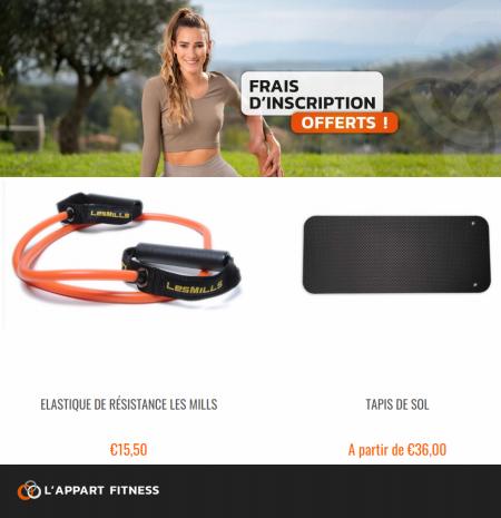 Catalogue L'Appart Fitness | Frais D'inscription Offerts! | 17/05/2022 - 16/06/2022