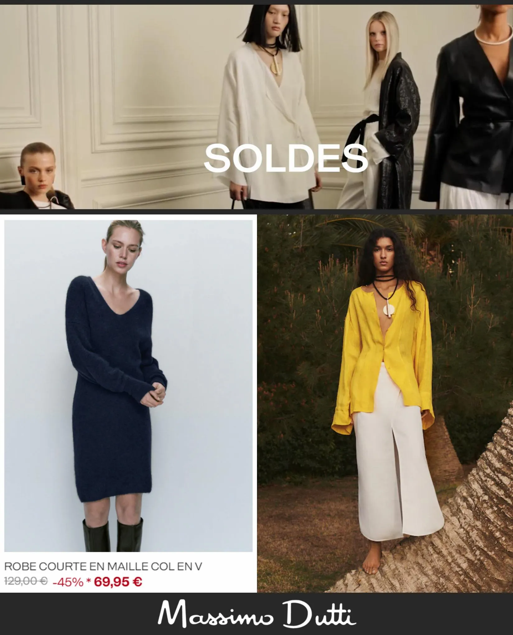 Catalogue Massimo Dutti Soldes | Femme, page 00001