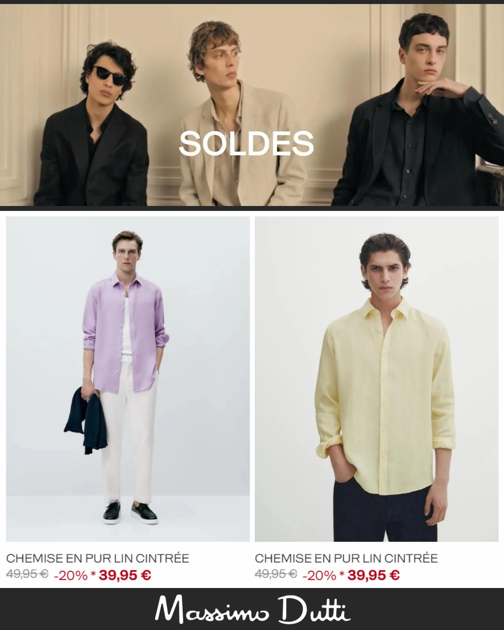 Catalogue Massimo Dutti Soldes | Homme, page 00002