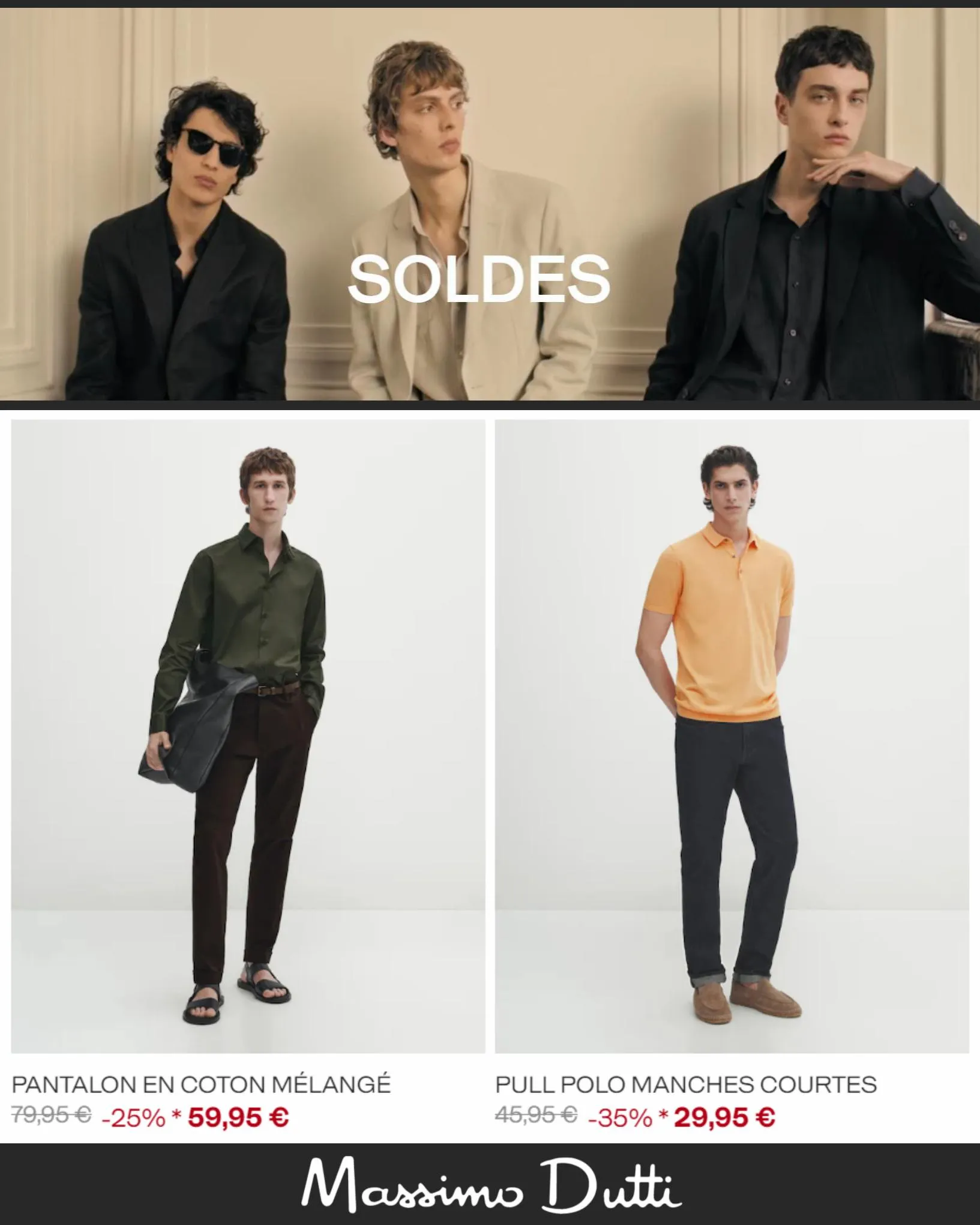 Catalogue Massimo Dutti Soldes | Homme, page 00005
