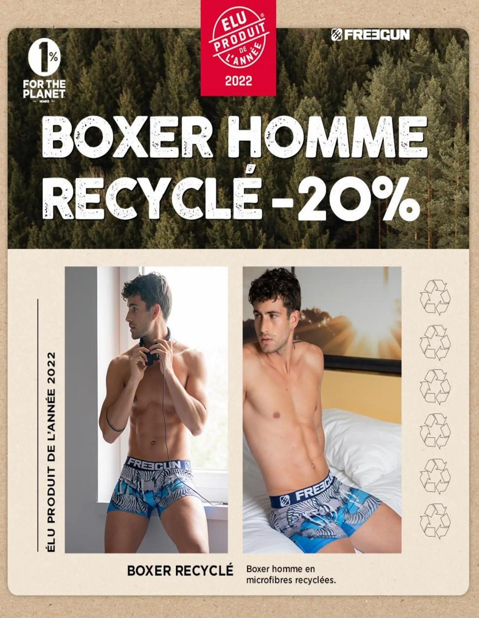 Catalogue Boxer Homme Recyclé -20%, page 00001