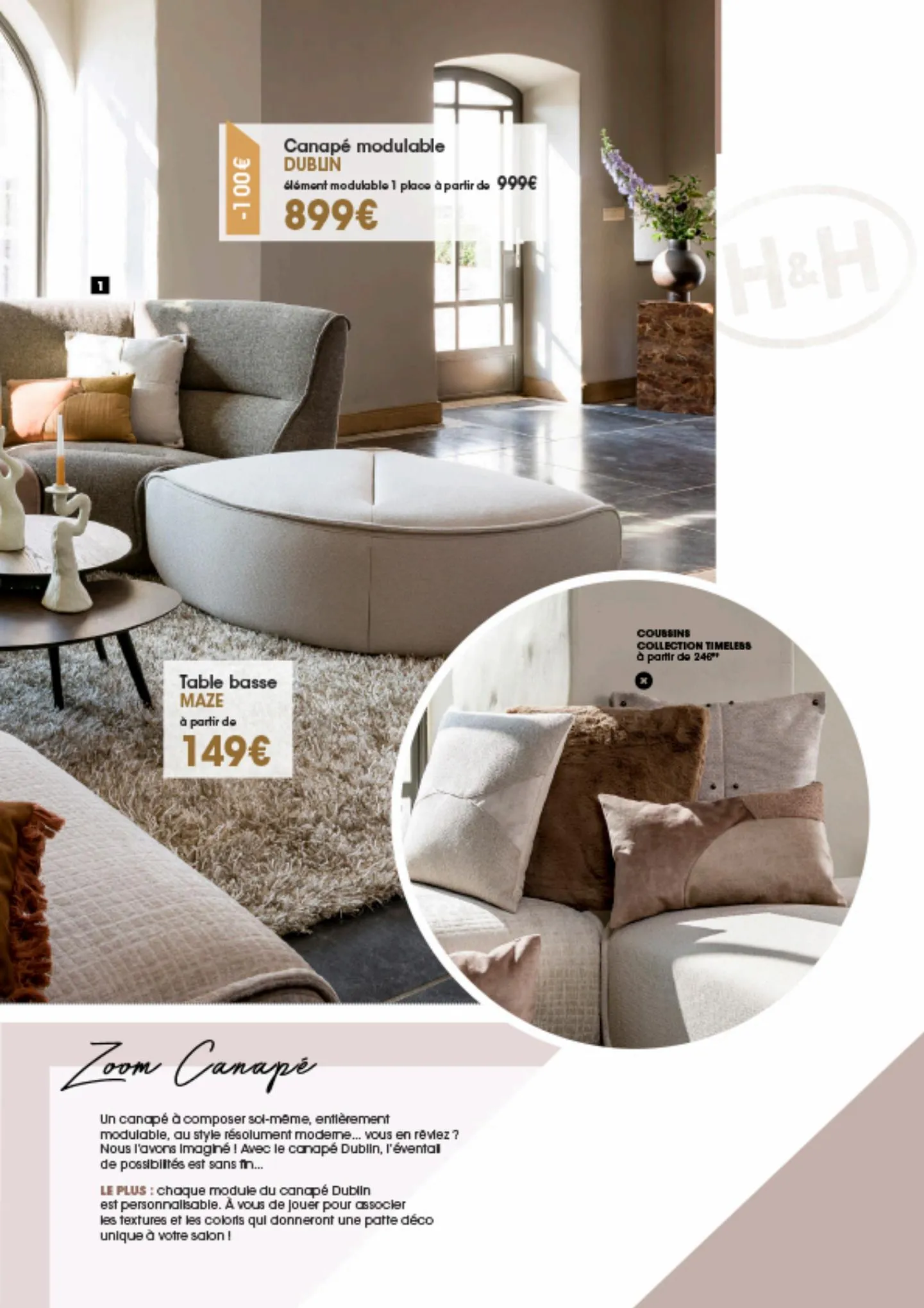 Catalogue H&H créateur de meubles - H&H PRIX COSY, page 00005