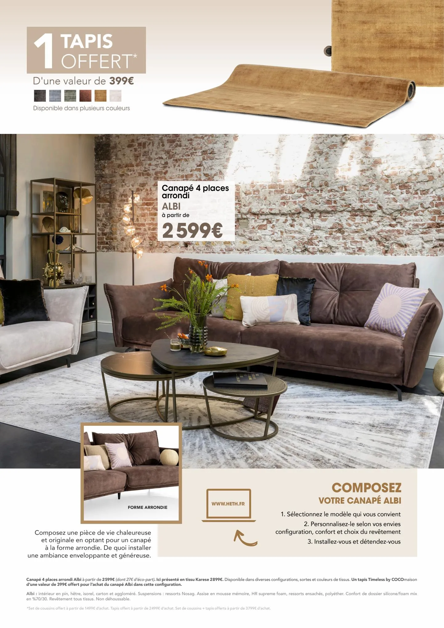 Catalogue H&H créateur de meubles - H&H LES INTEMPORELS , page 00006