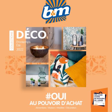 Promos de Bazar et Déstockage à Lyon | Catalogue déco printemps/été 2022 sur B&M | 30/03/2022 - 31/08/2022