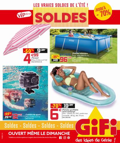 Catalogue Gifi à Soissons |  LES VRAIES SOLDES DE L'ETE  | 21/06/2022 - 18/07/2022