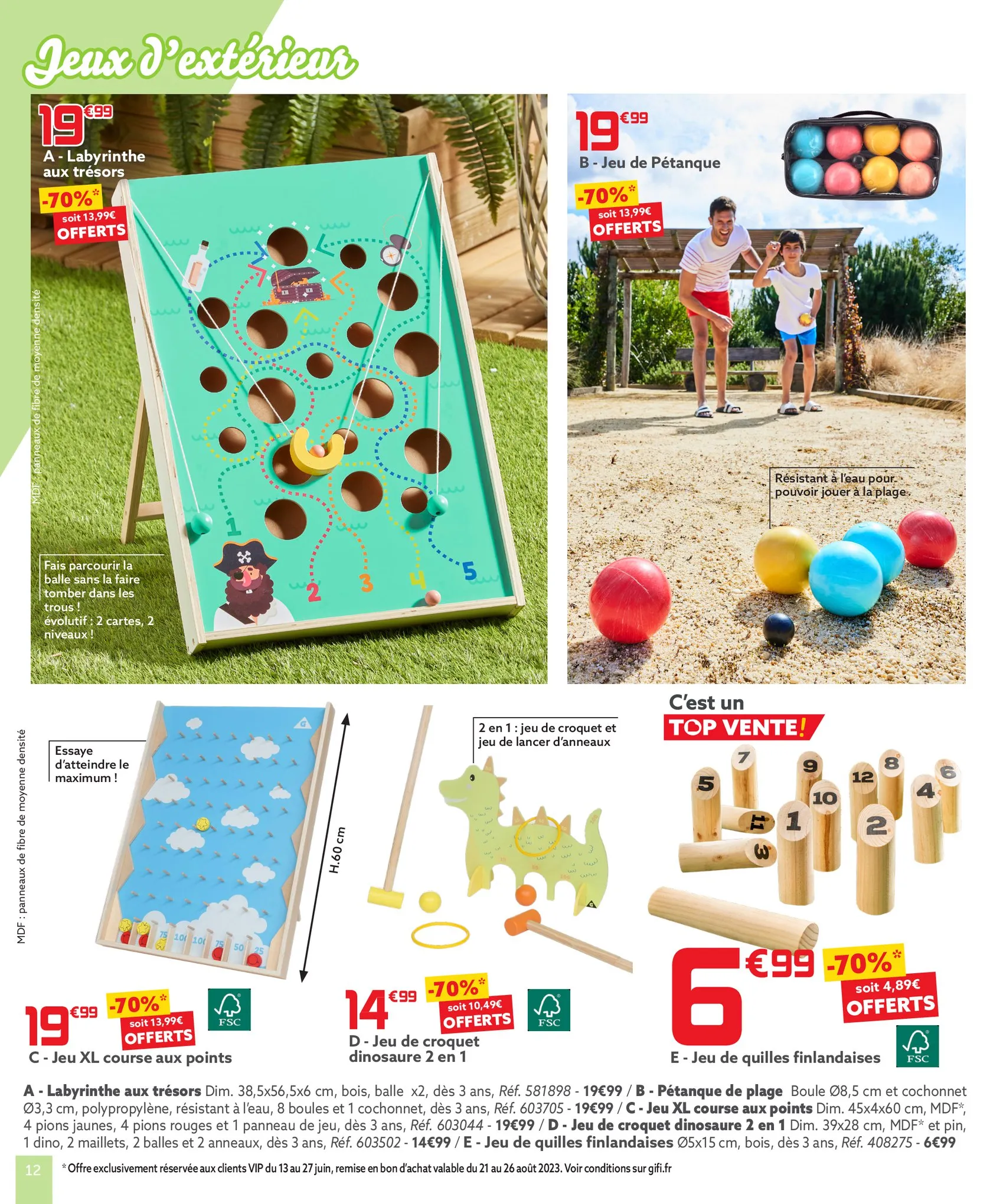 Catalogue Jusqu'à - 70% en bon d'achat sur tous les produits d'été!, page 00012