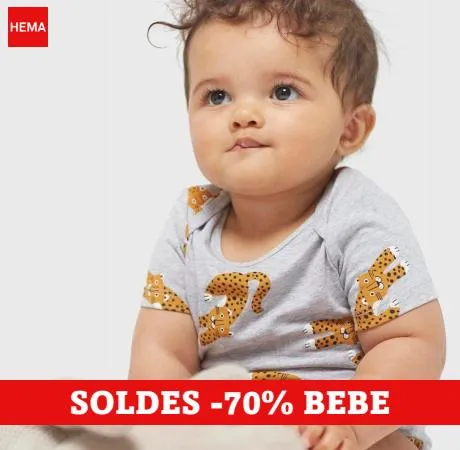 SOLDES -70% BEBE