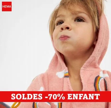 SOLDES -70% ENFANT