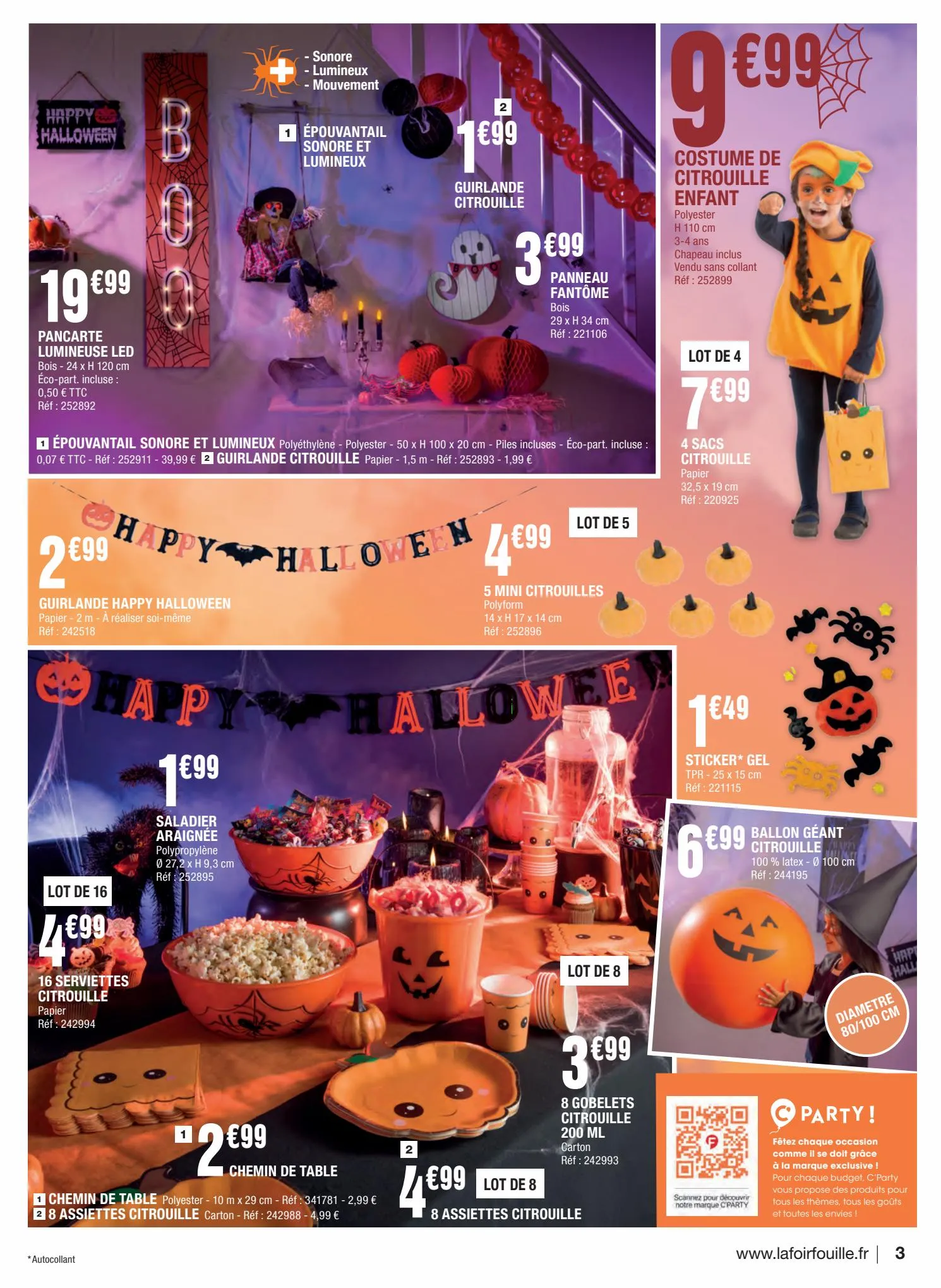 Catalogue Halloween, c'est drôlement effrayant !, page 00003