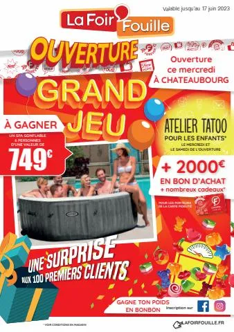 Ouverture Grand Jeu