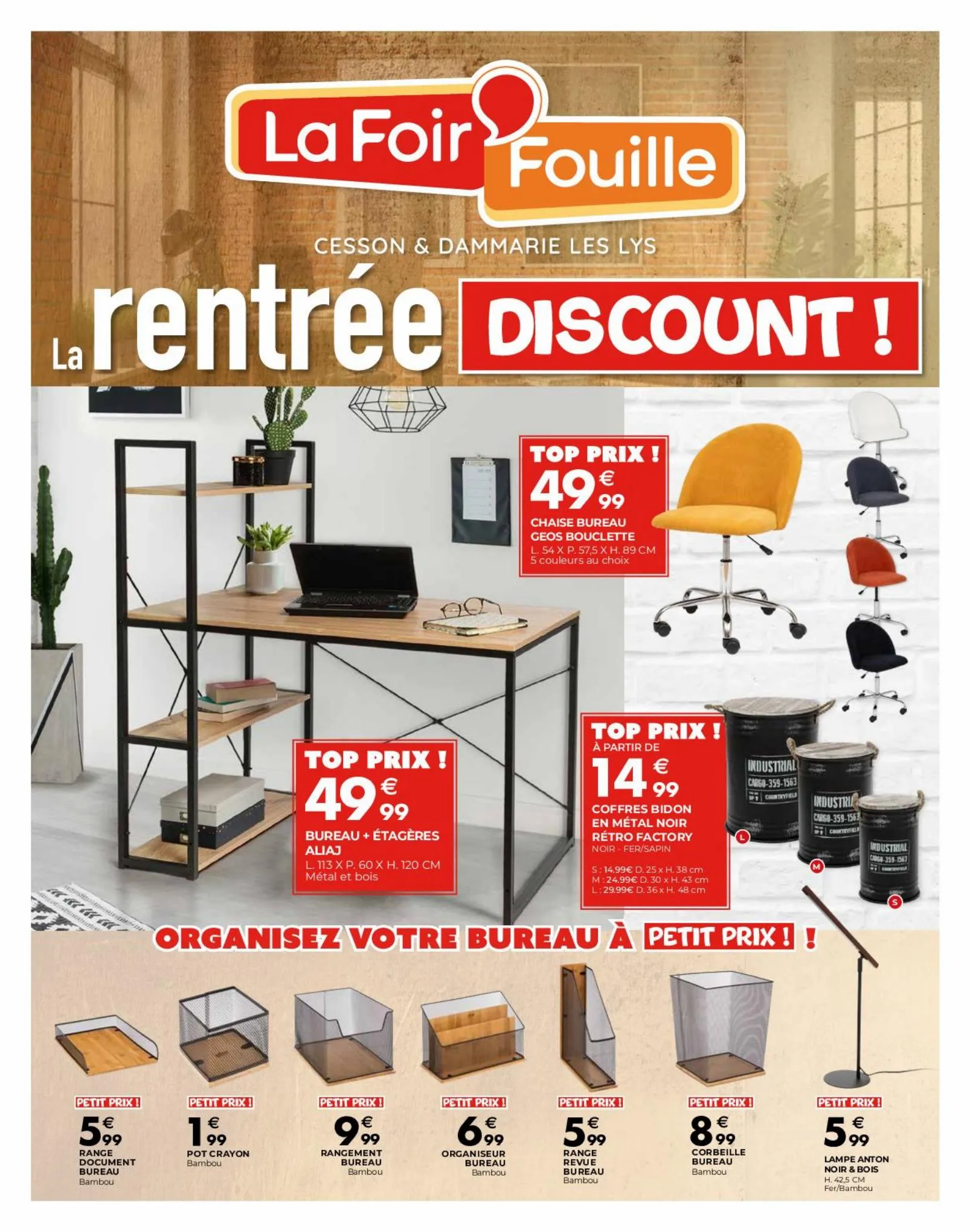 Catalogue La Rentrée Discount, page 00001