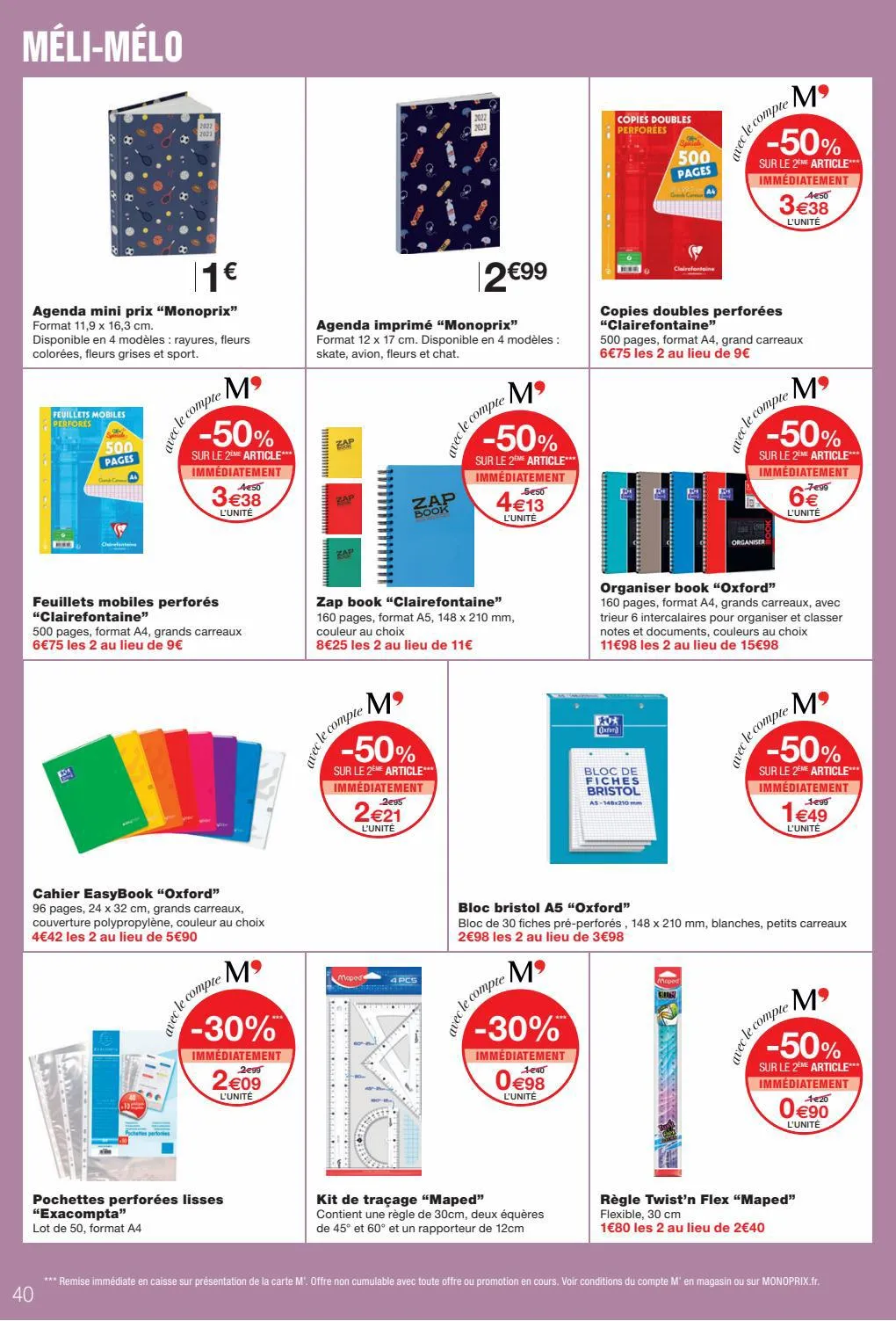 Catalogue POUR VOUS GUIDER VERS LES PROMOS !, page 00040