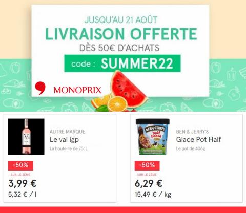 Catalogue Monoprix à Lyon | Offres spéciales | 29/07/2022 - 21/08/2022