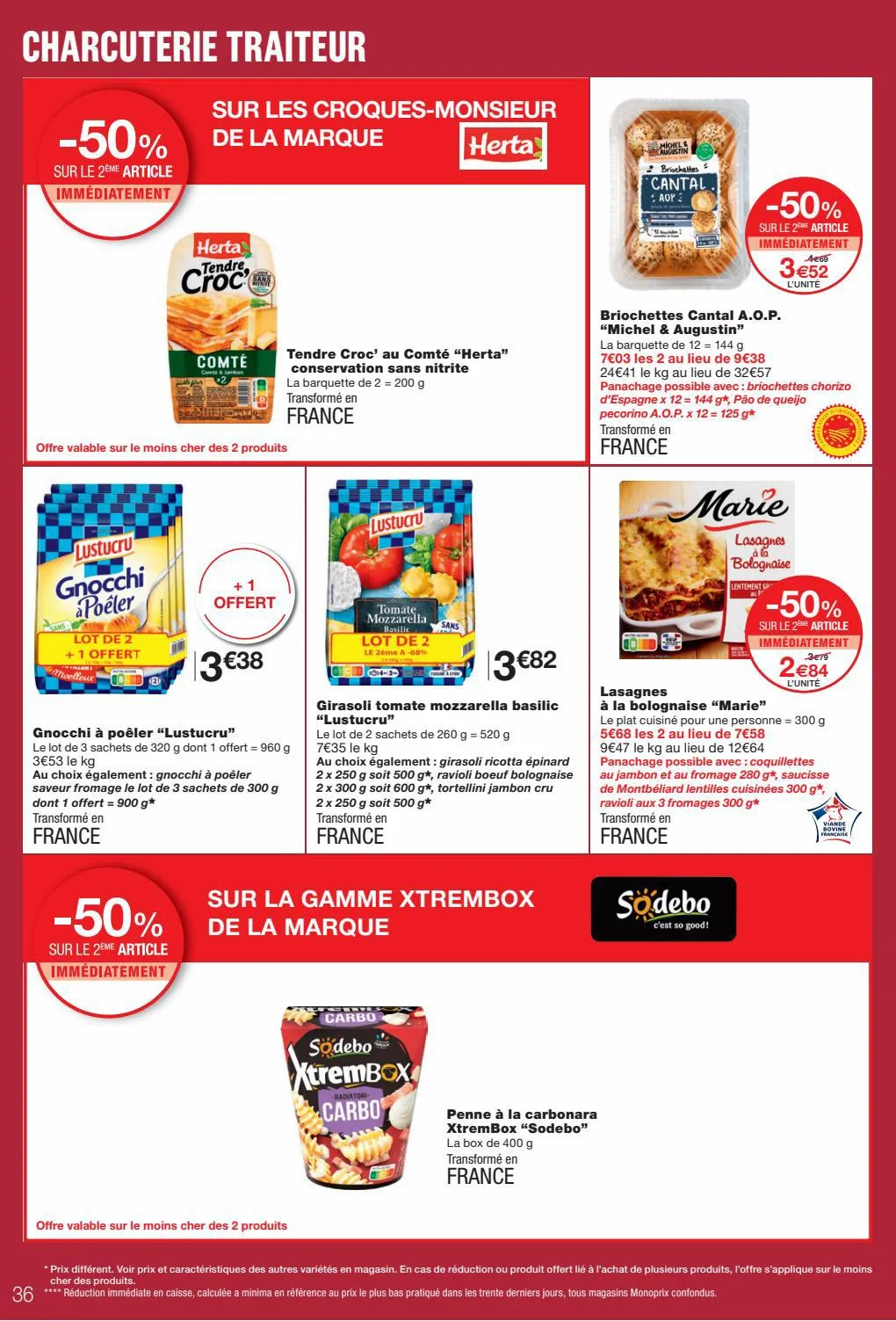 Catalogue -50% SUR LE 2ÈME ARTICLE, page 00036