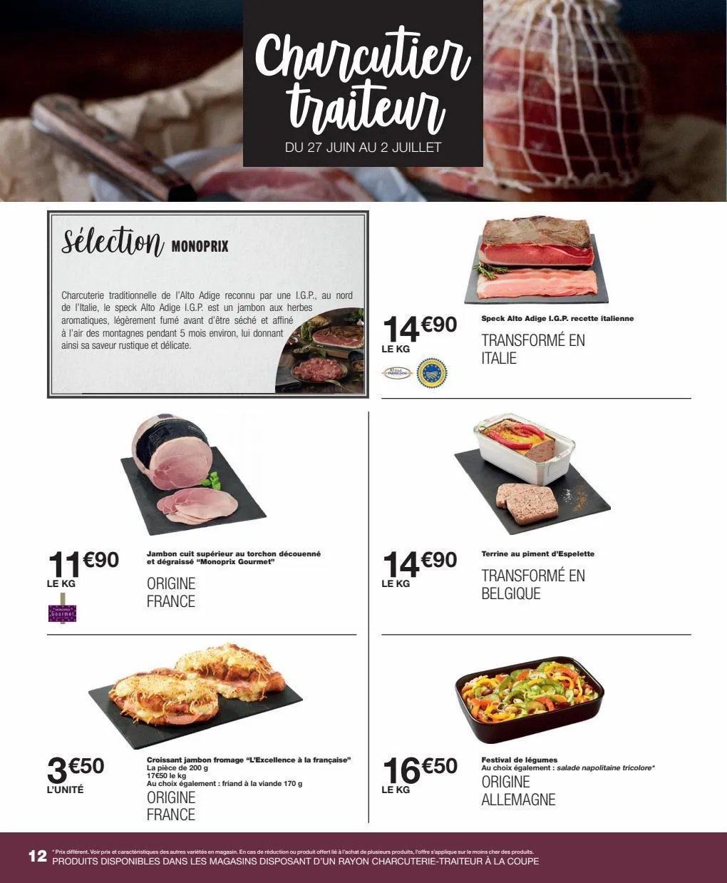 Catalogue -50% sur le 2eme article sur une selection de produits, page 00012