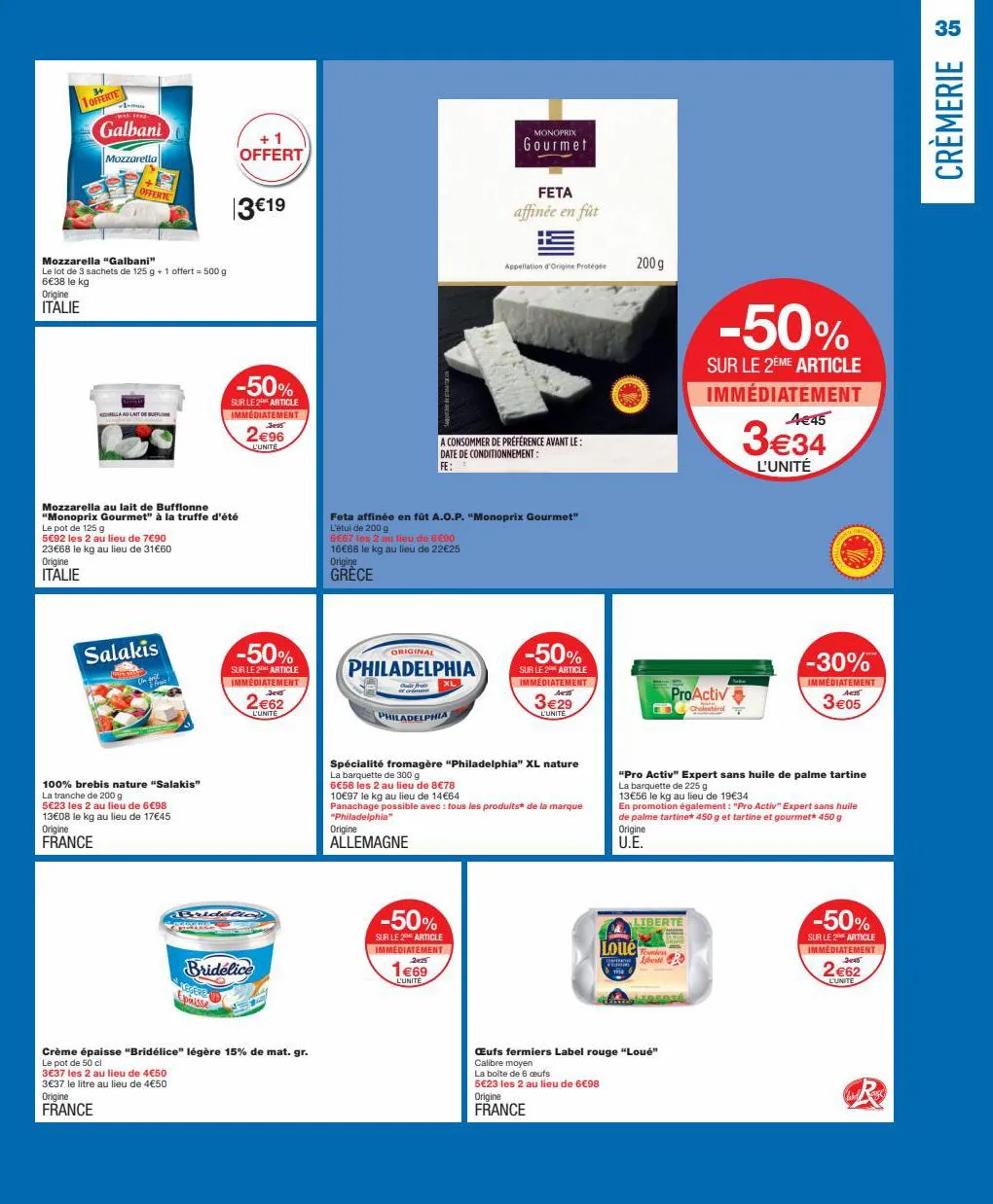 Catalogue -50% sur le 2eme article sur une selection de produits, page 00035