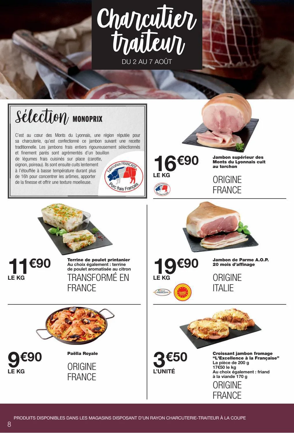 Catalogue -50% sur le 2eme article Monoprix, page 00008