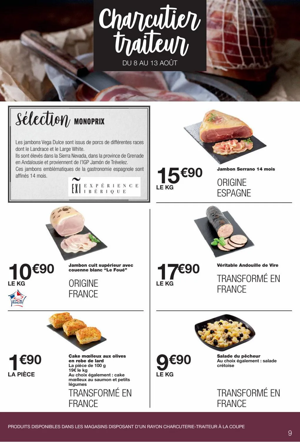 Catalogue -50% sur le 2eme article Monoprix, page 00009