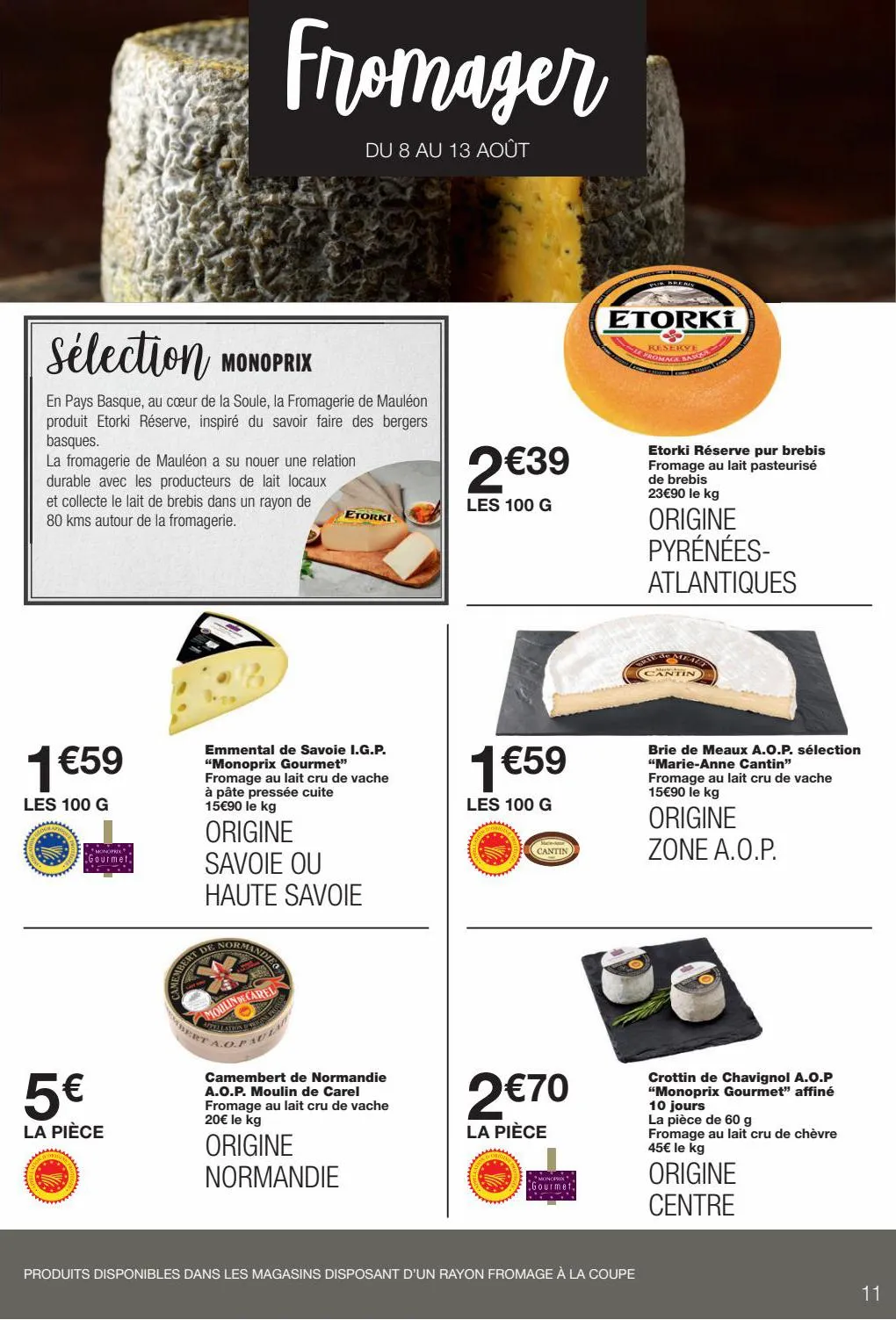 Catalogue -50% sur le 2eme article Monoprix, page 00011