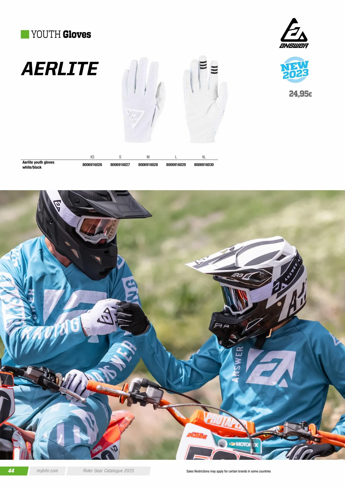 Catalogue Catalogue ANSWER - Rider gear 2023 , page 00046