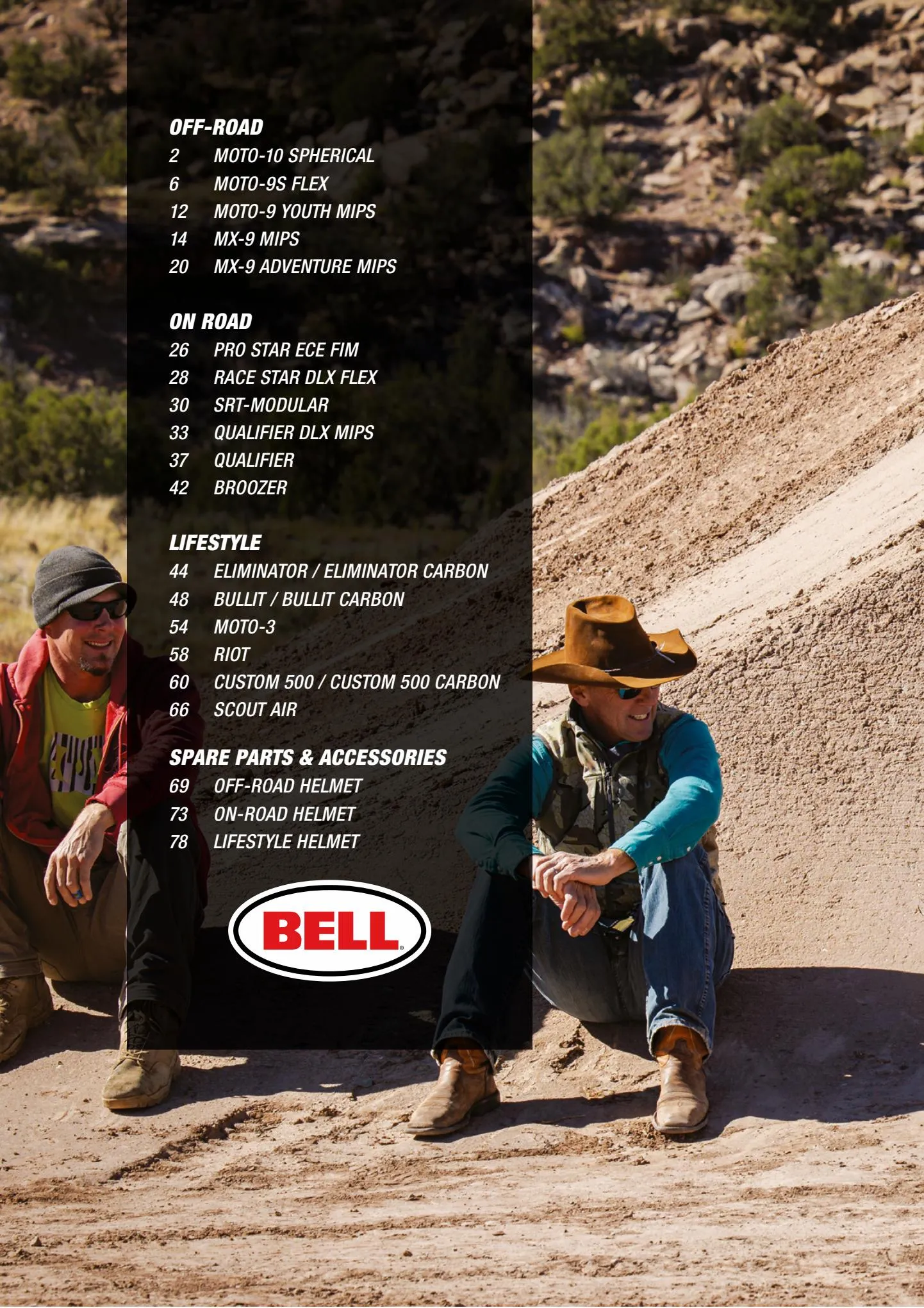 Catalogue Catalogue BELL Fall- Rider gear 2023 , page 00002