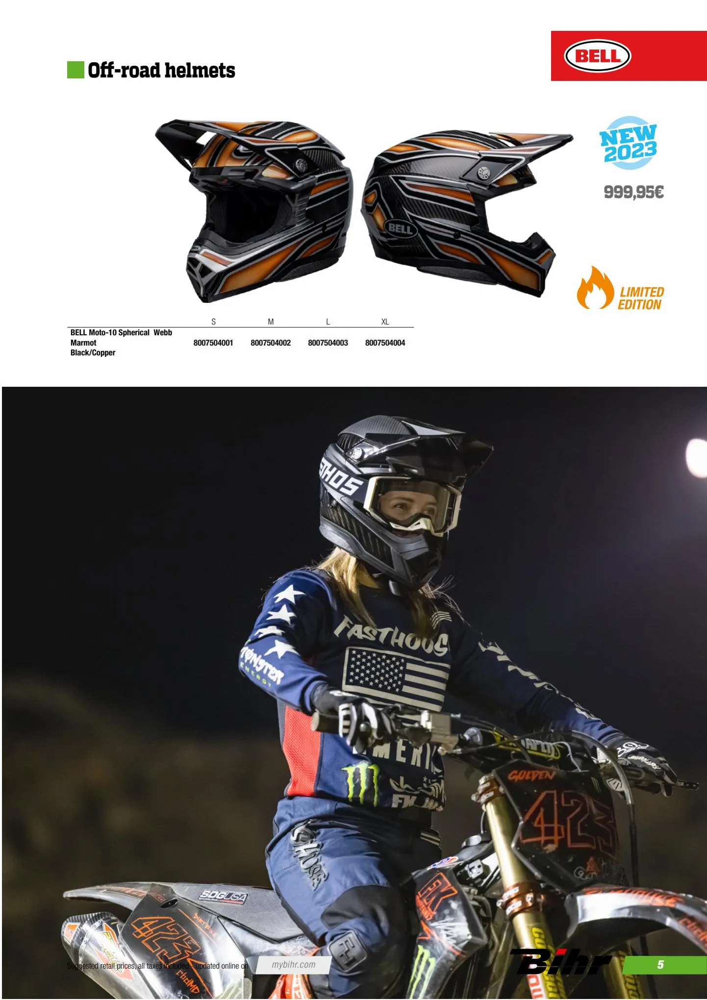 Catalogue Catalogue BELL Fall- Rider gear 2023 , page 00007