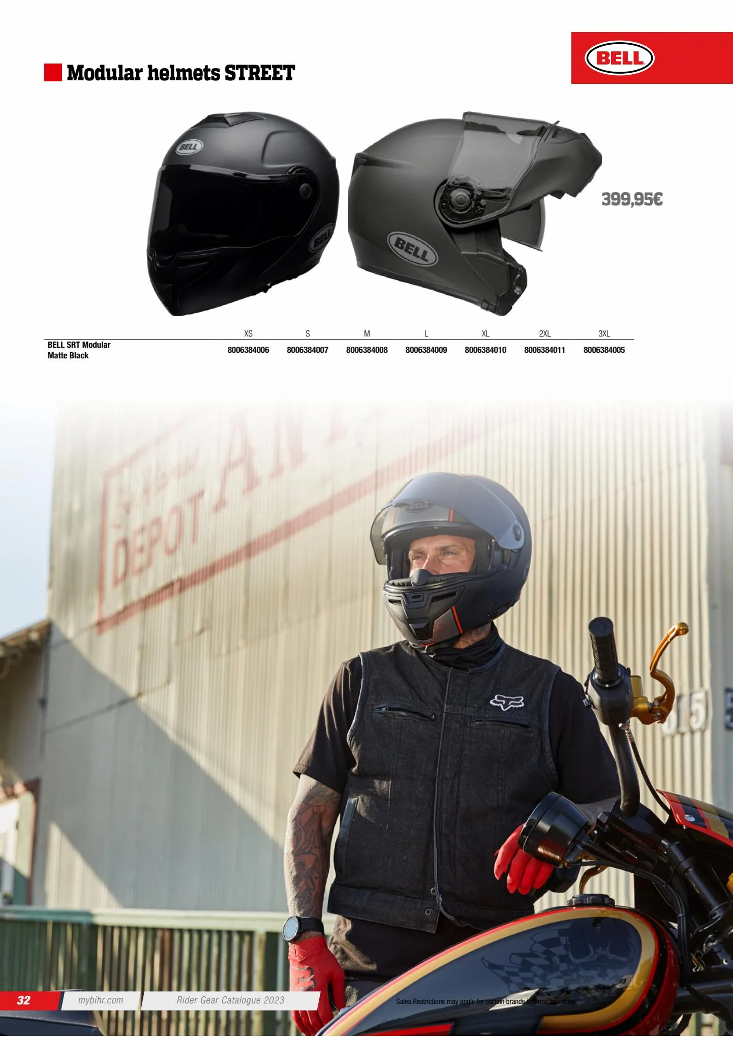 Catalogue Catalogue BELL Fall- Rider gear 2023 , page 00034