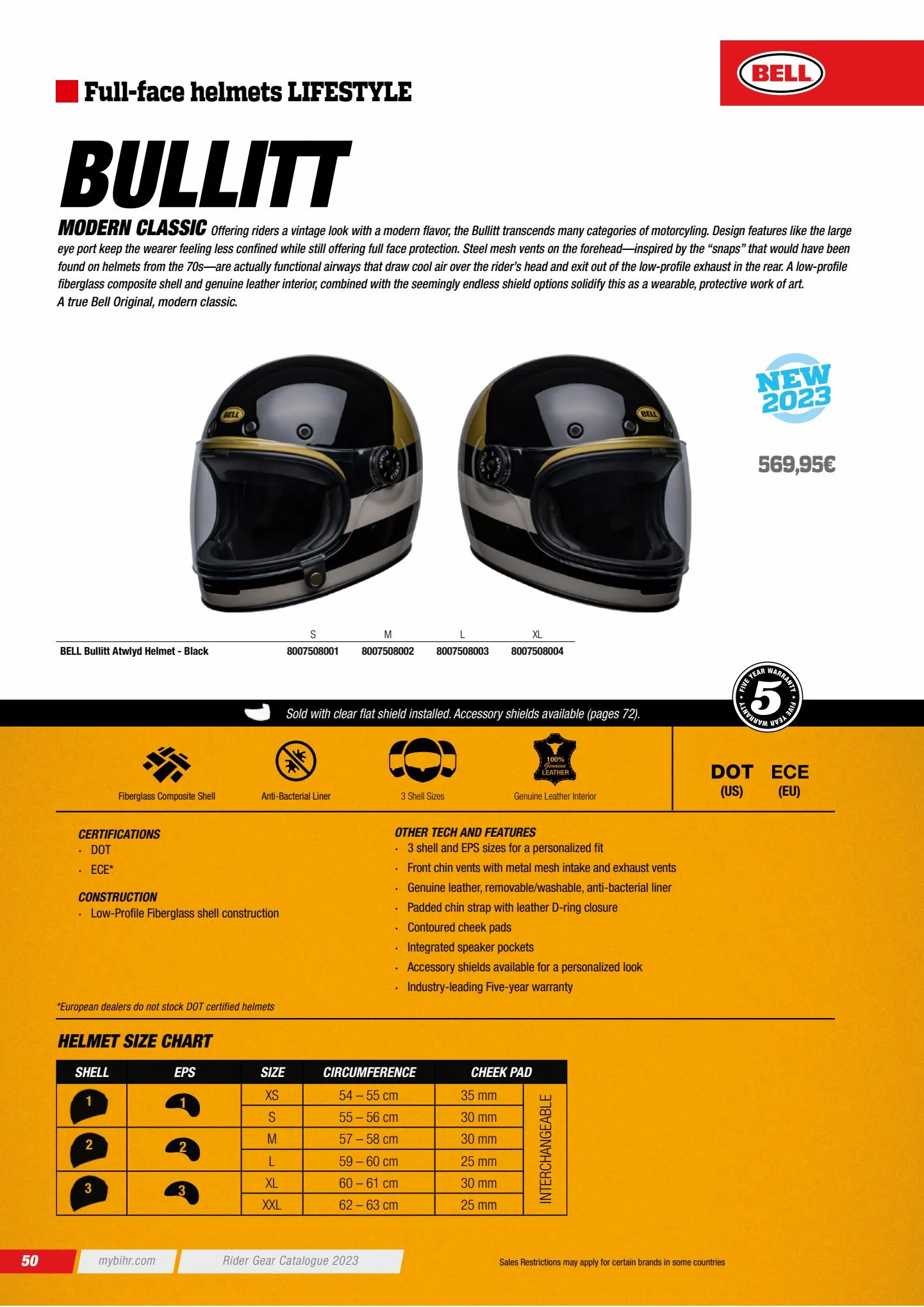 Catalogue Catalogue BELL Fall- Rider gear 2023 , page 00052