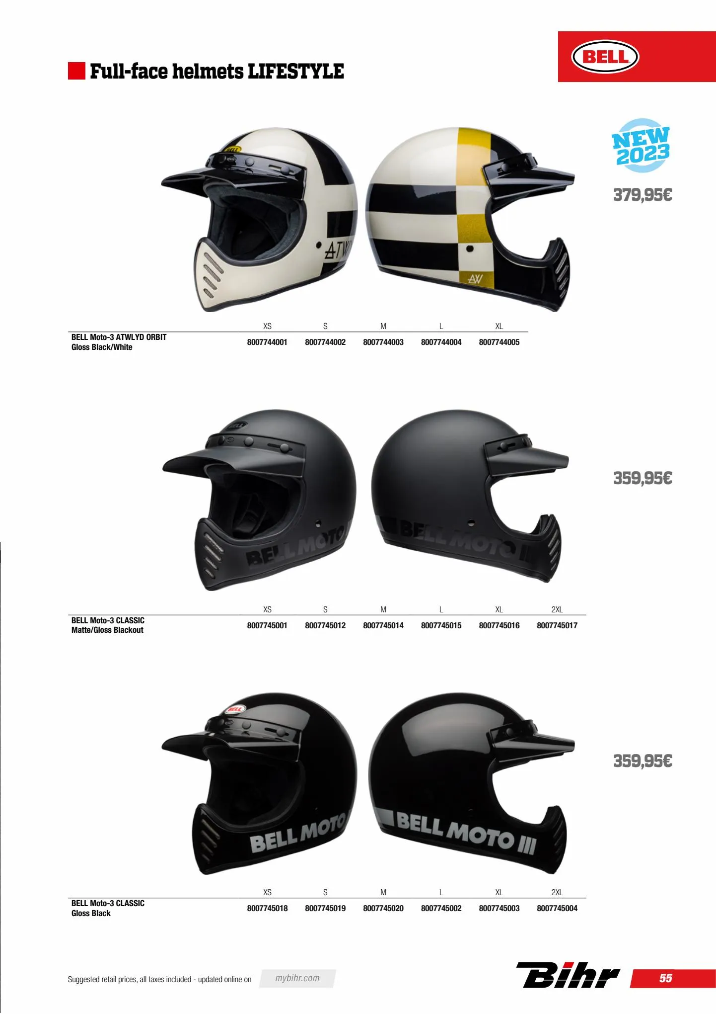 Catalogue Catalogue BELL Fall- Rider gear 2023 , page 00057