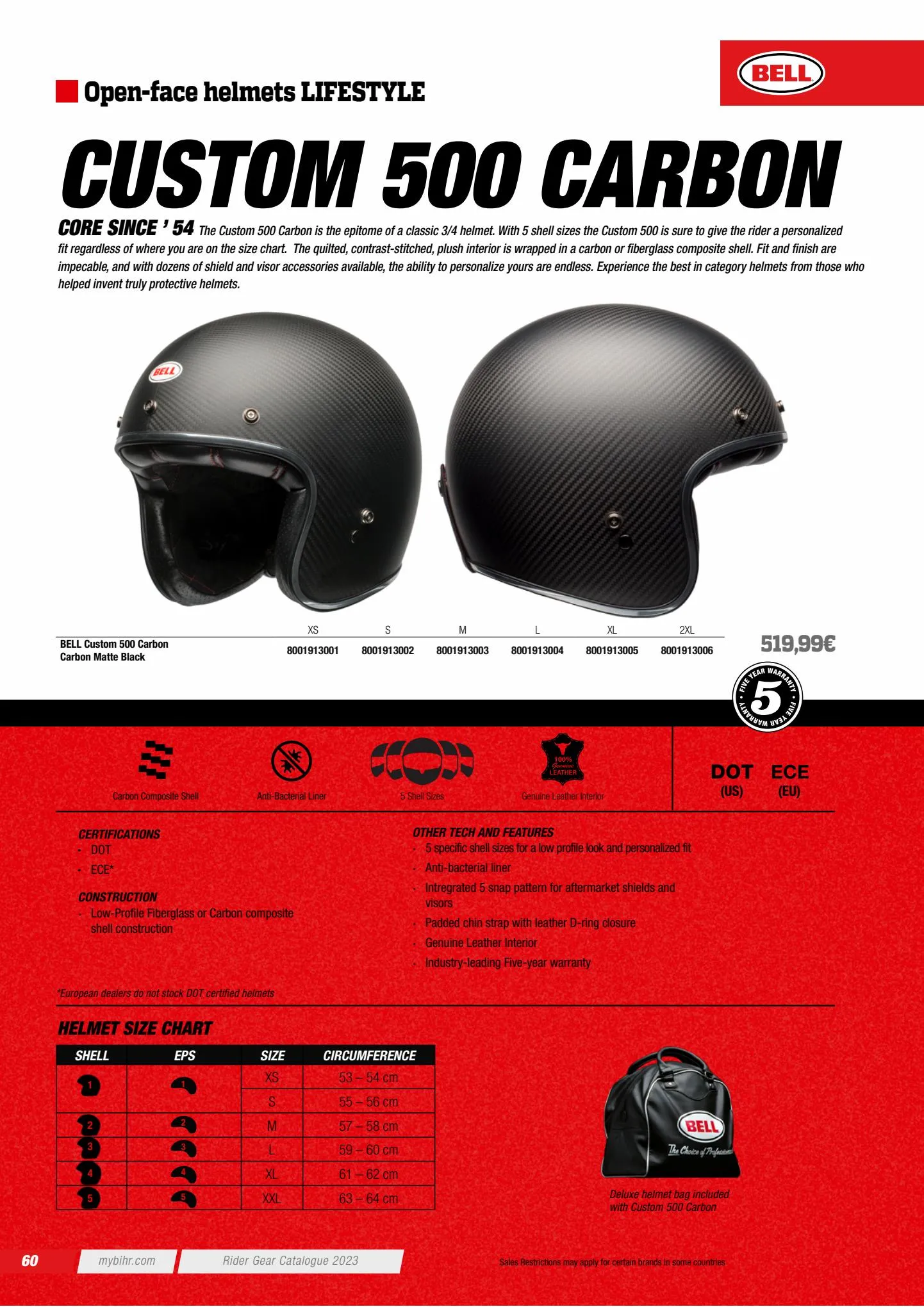 Catalogue Catalogue BELL Fall- Rider gear 2023 , page 00062