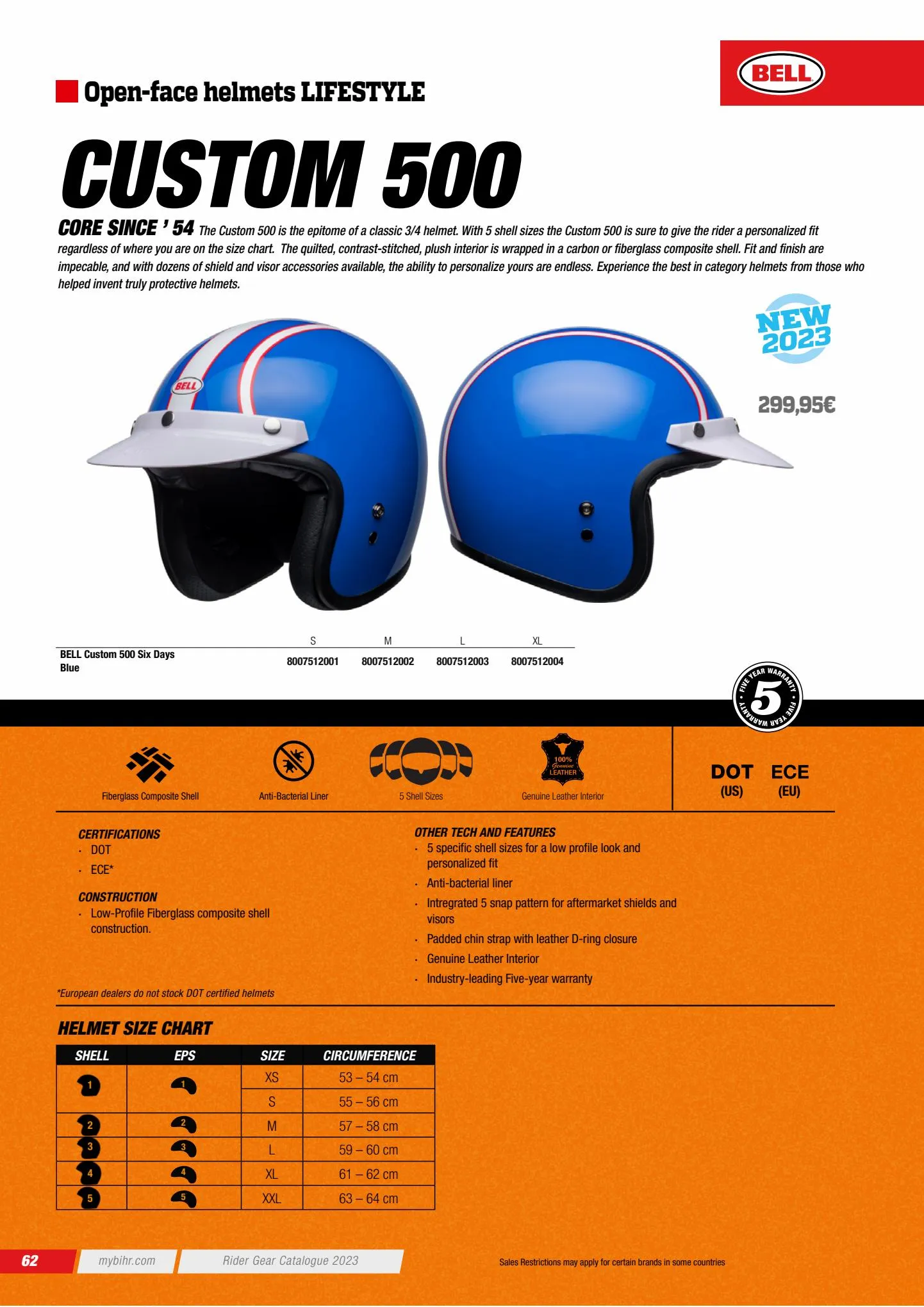 Catalogue Catalogue BELL Fall- Rider gear 2023 , page 00064