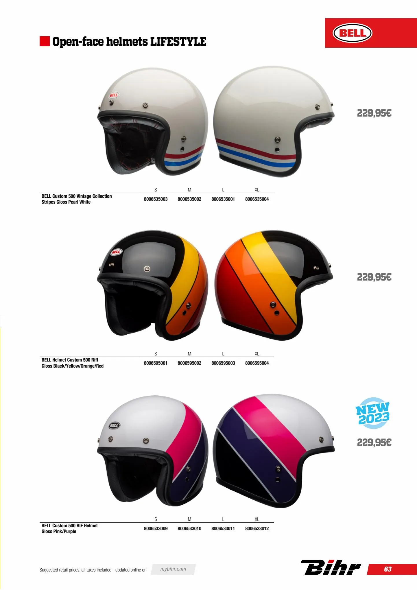 Catalogue Catalogue BELL Fall- Rider gear 2023 , page 00065