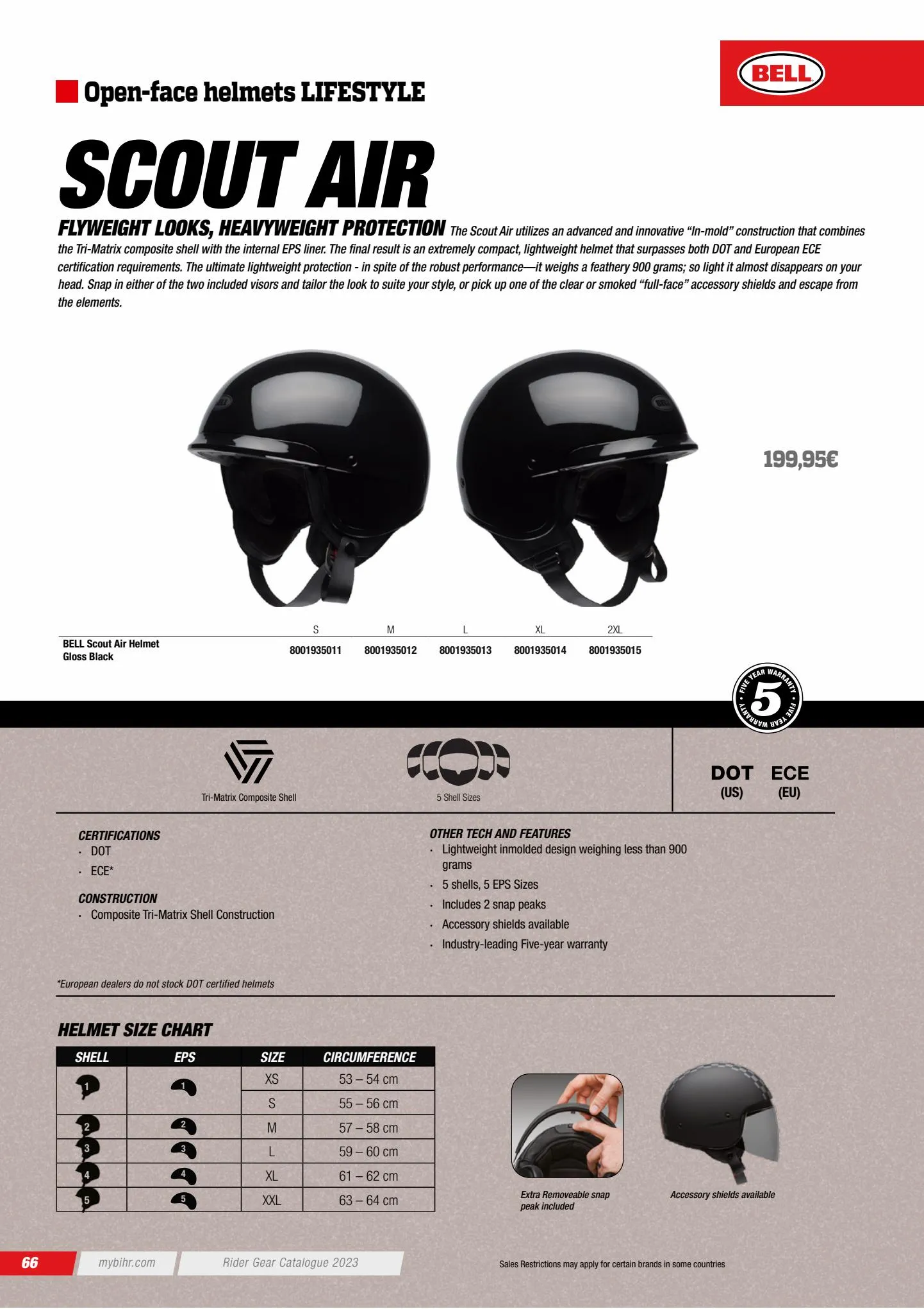 Catalogue Catalogue BELL Fall- Rider gear 2023 , page 00068