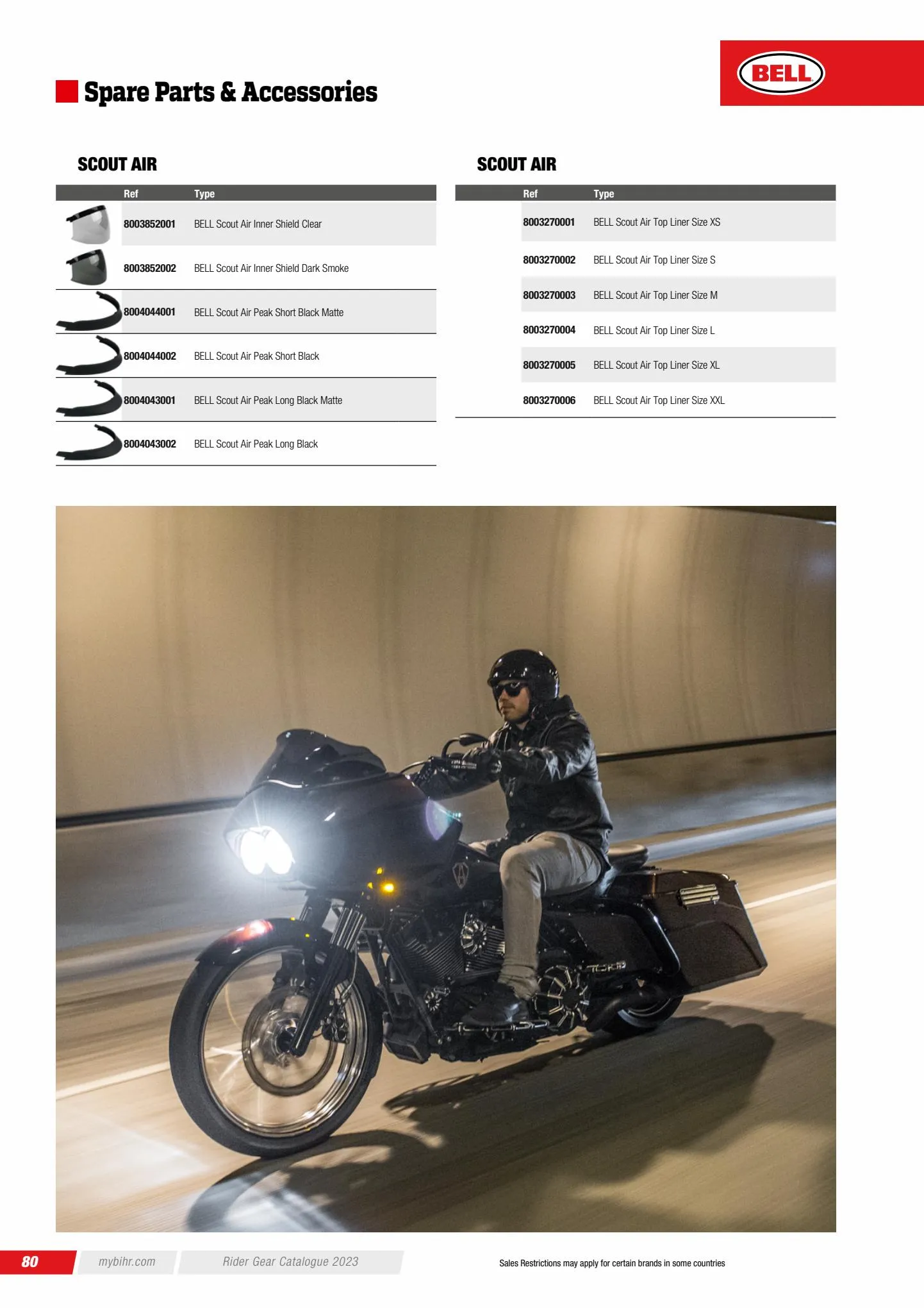 Catalogue Catalogue BELL Fall- Rider gear 2023 , page 00082