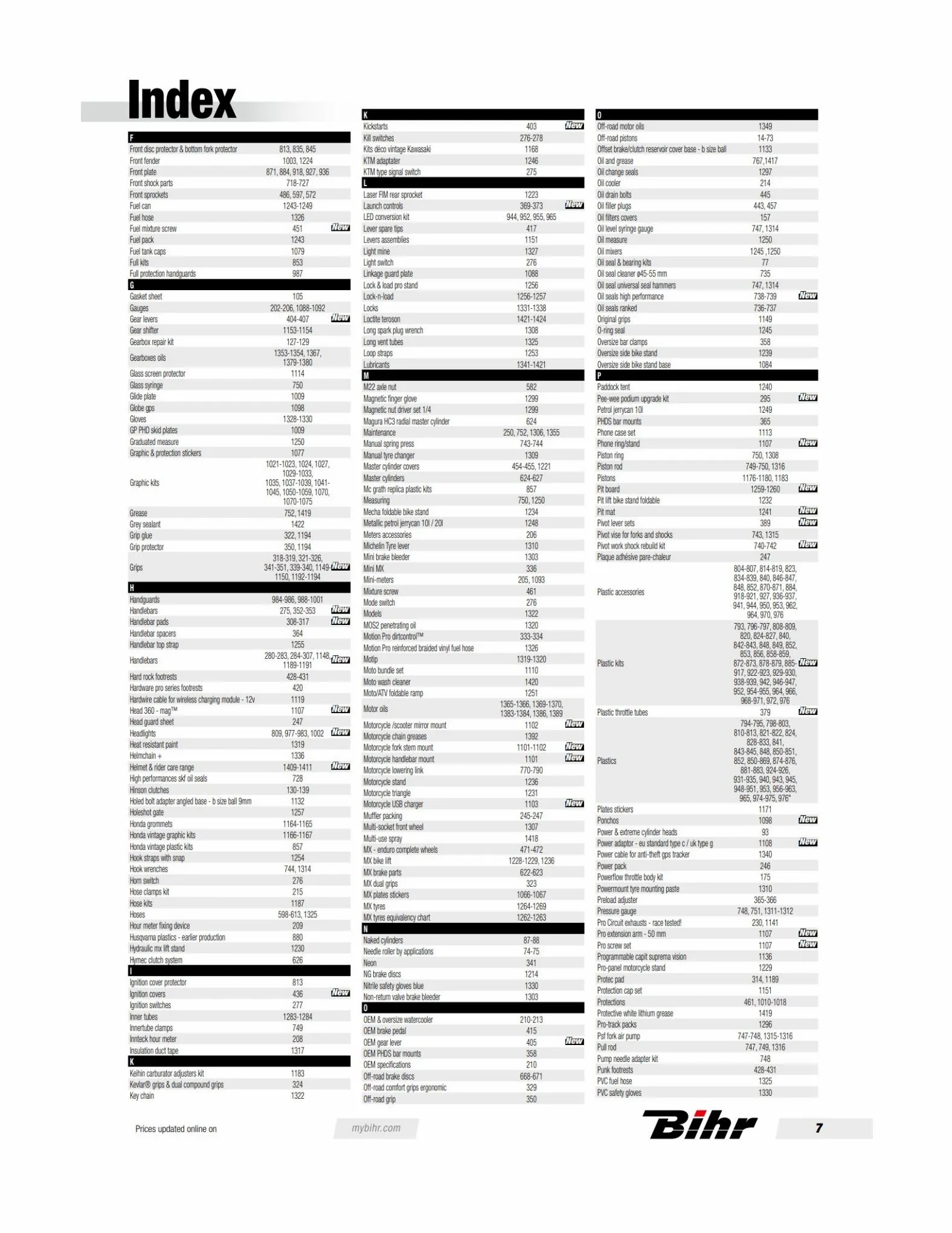 Catalogue Catalogue OFF ROAD 2023 BIHR, page 00009