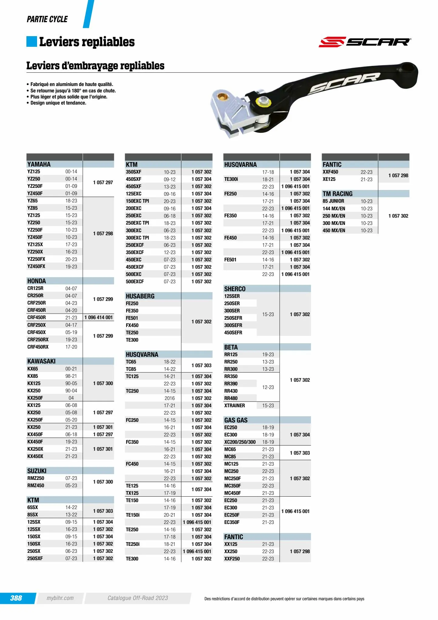 Catalogue Catalogue Bihr, page 00390