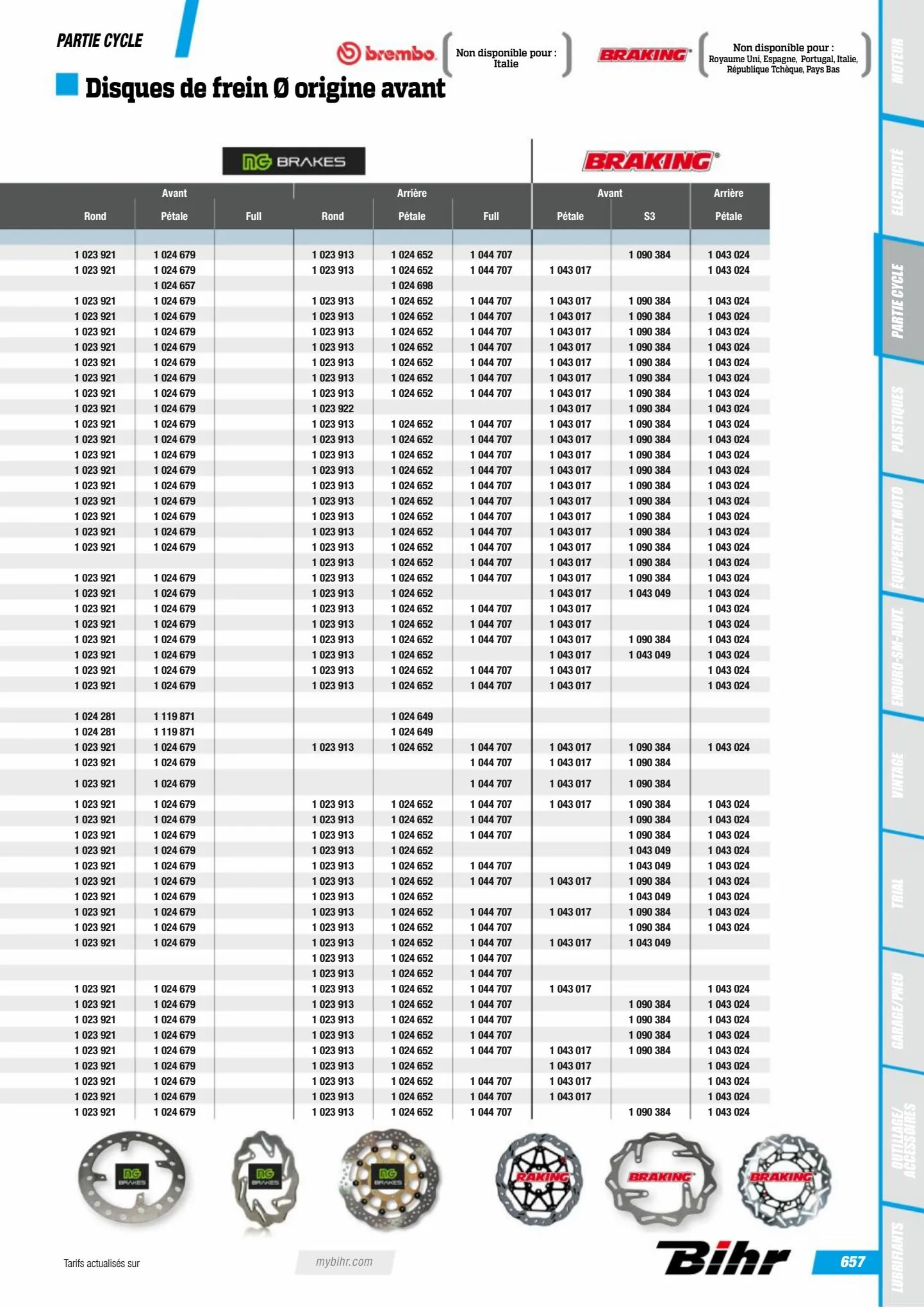 Catalogue Catalogue Bihr, page 00659