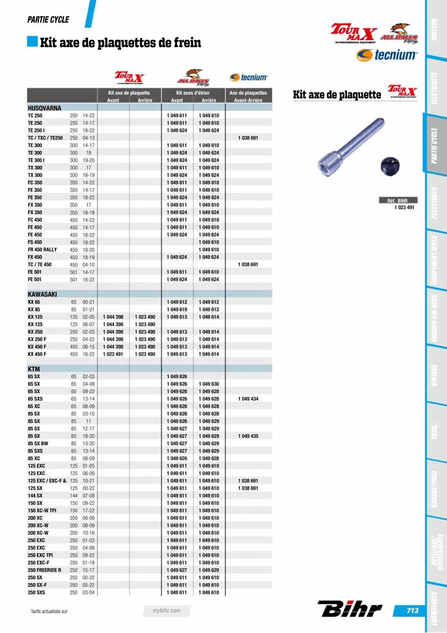 Catalogue Catalogue Bihr, page 00715