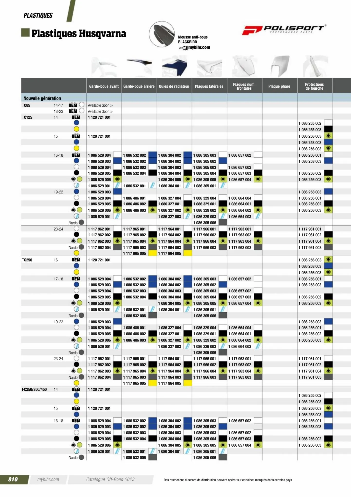 Catalogue Catalogue Bihr, page 00812