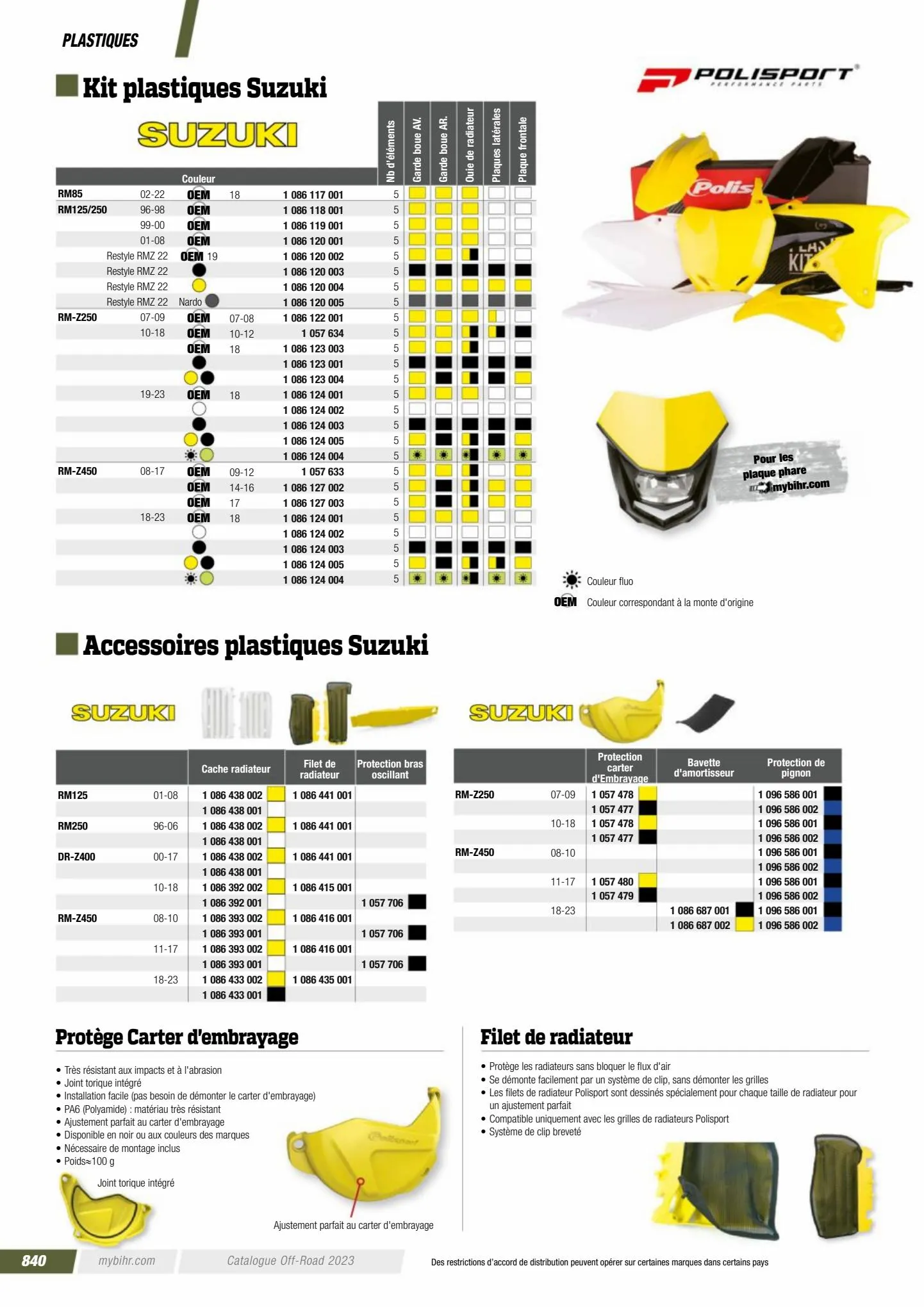 Catalogue Catalogue Bihr, page 00842