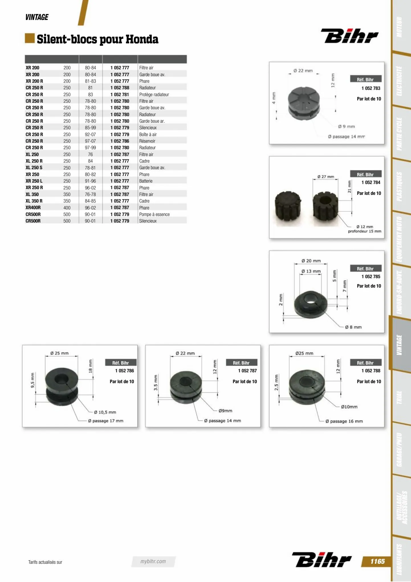 Catalogue Catalogue Bihr, page 01167