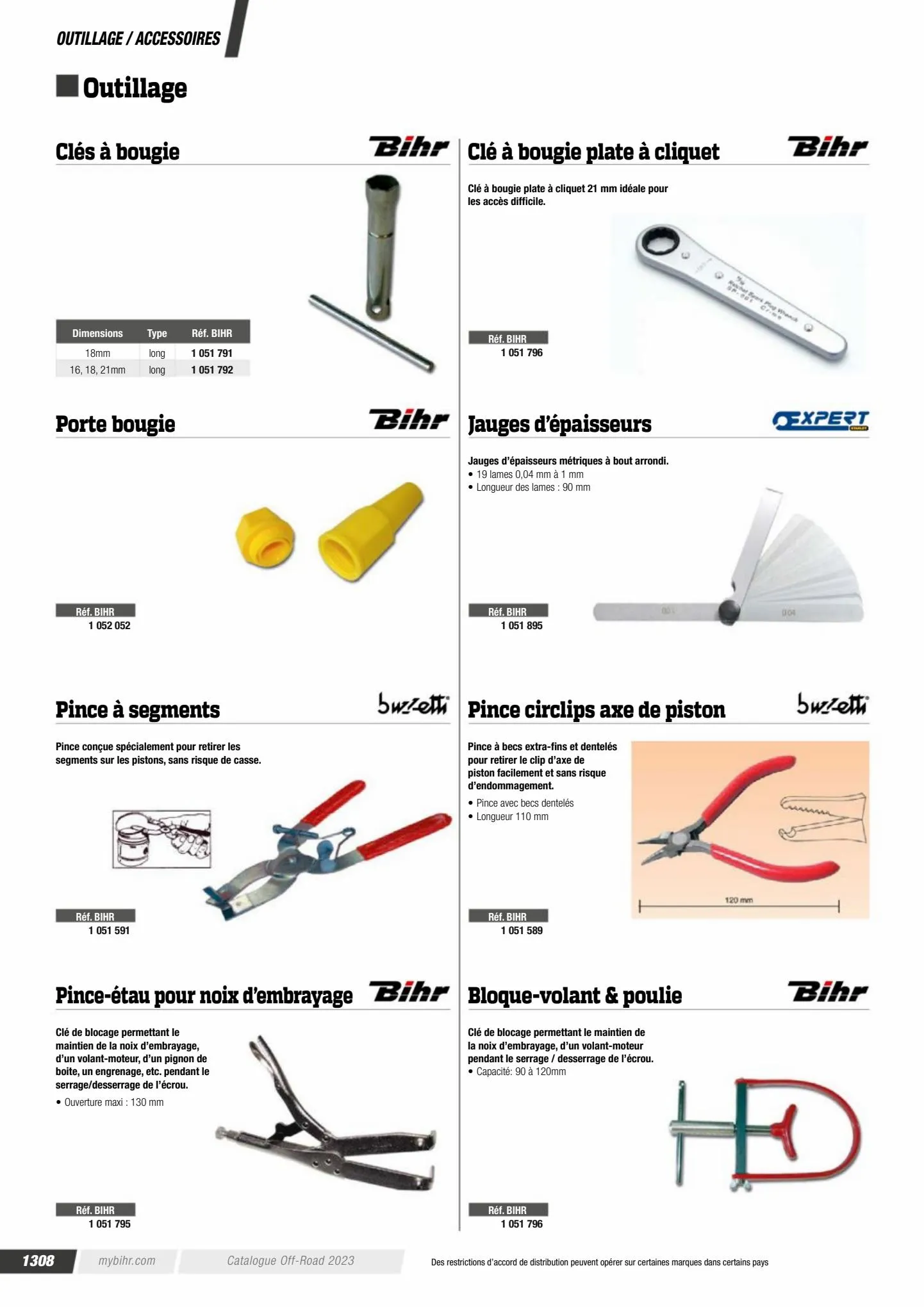 Catalogue Catalogue Bihr, page 01310