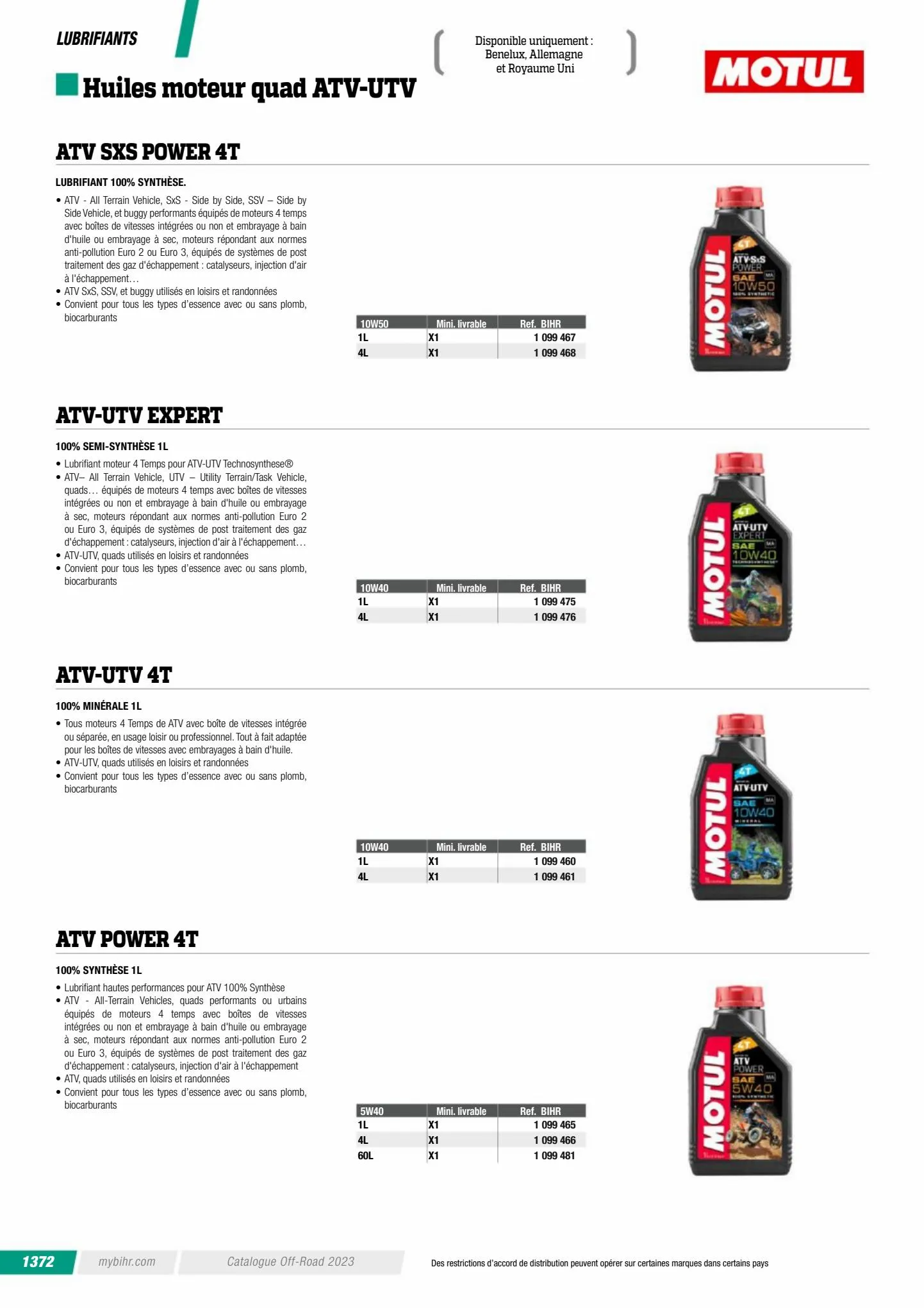 Catalogue Catalogue Bihr, page 01374