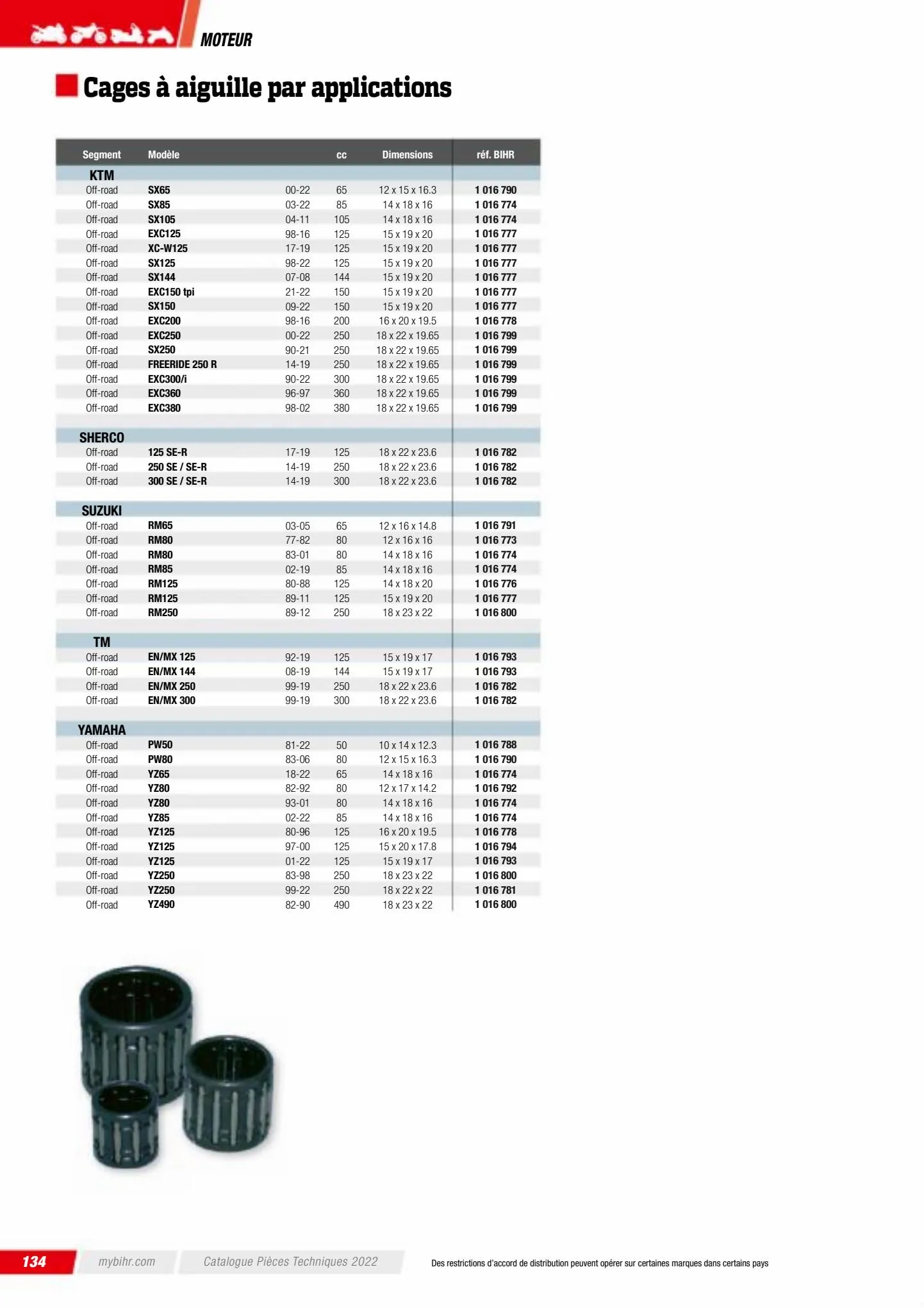 Catalogue Catalogue Bihr, page 00136