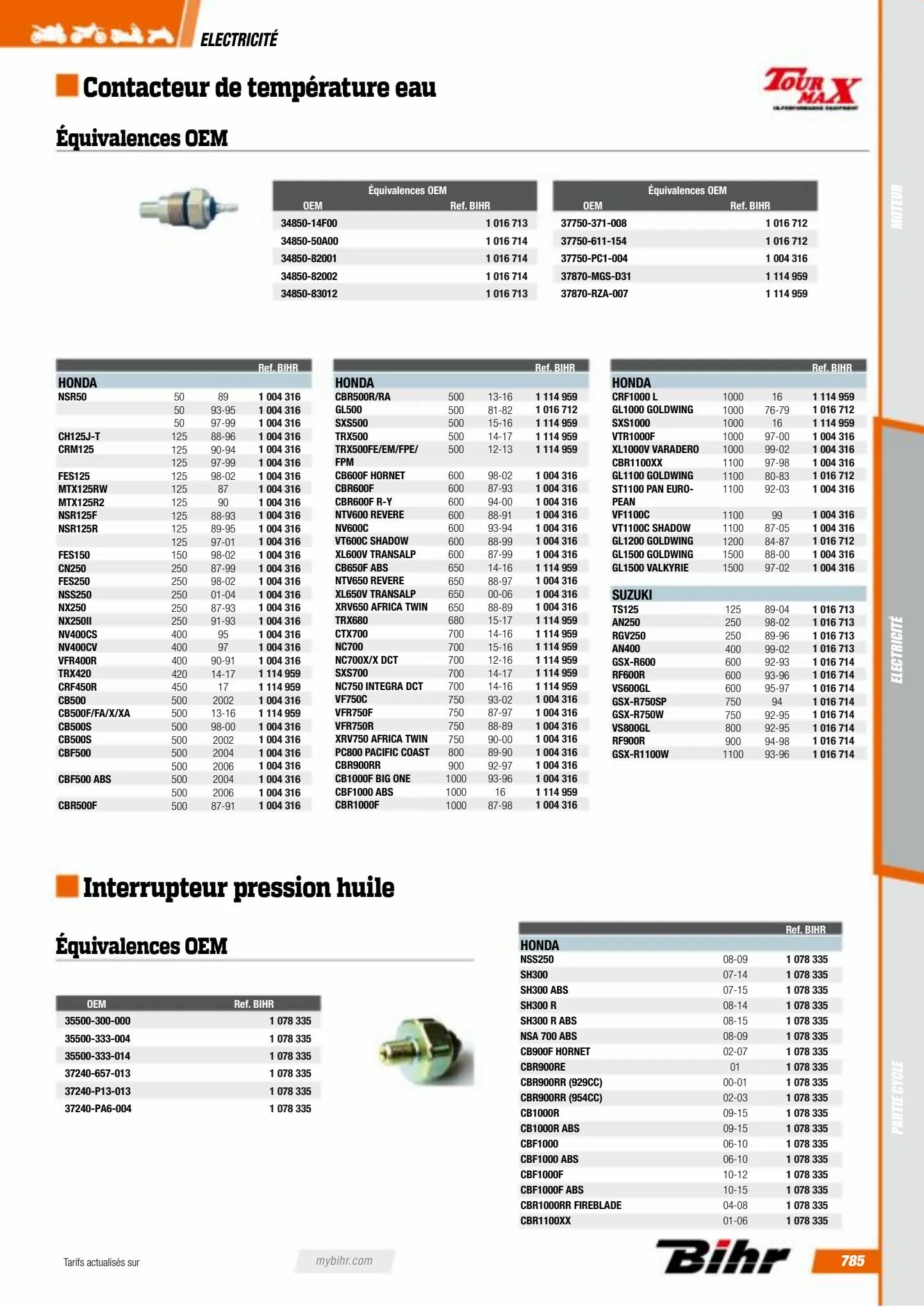 Catalogue Catalogue Bihr, page 00787