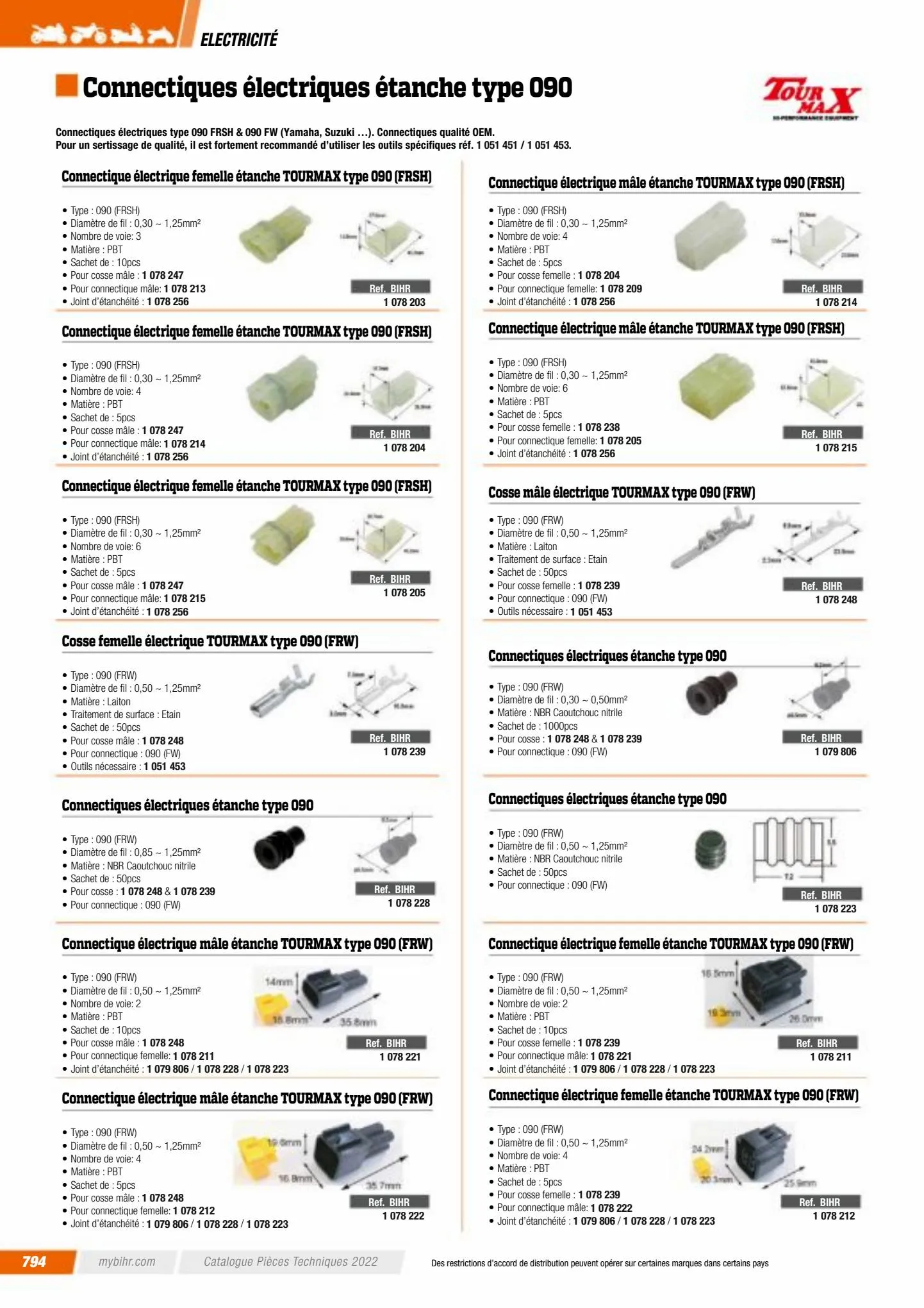 Catalogue Catalogue Bihr, page 00796