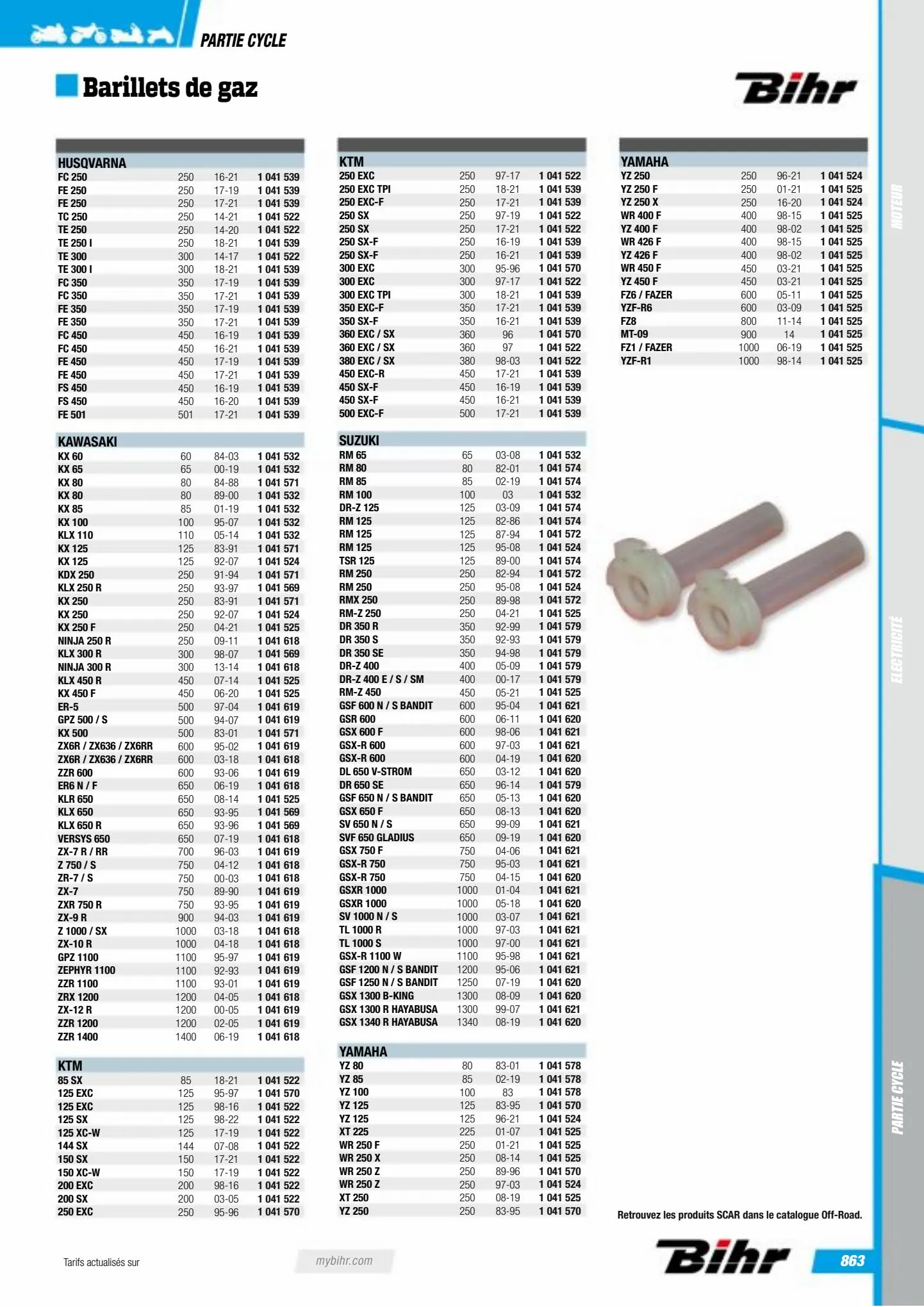 Catalogue Catalogue Bihr, page 00865